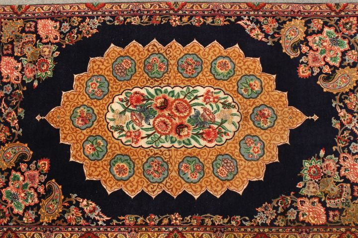 Antique Isfahan rug