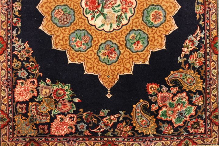 Antique Isfahan rug