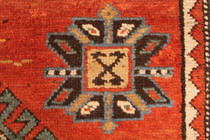 Antique Kazak rug