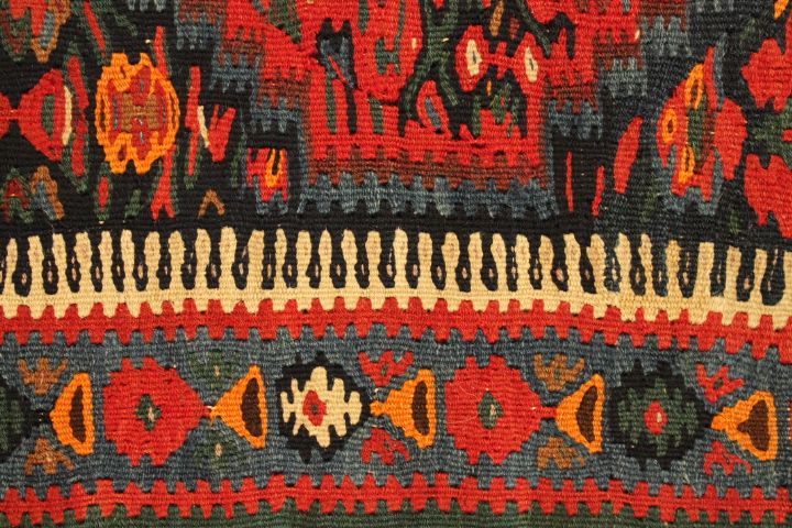 Antique Senneh kilim
