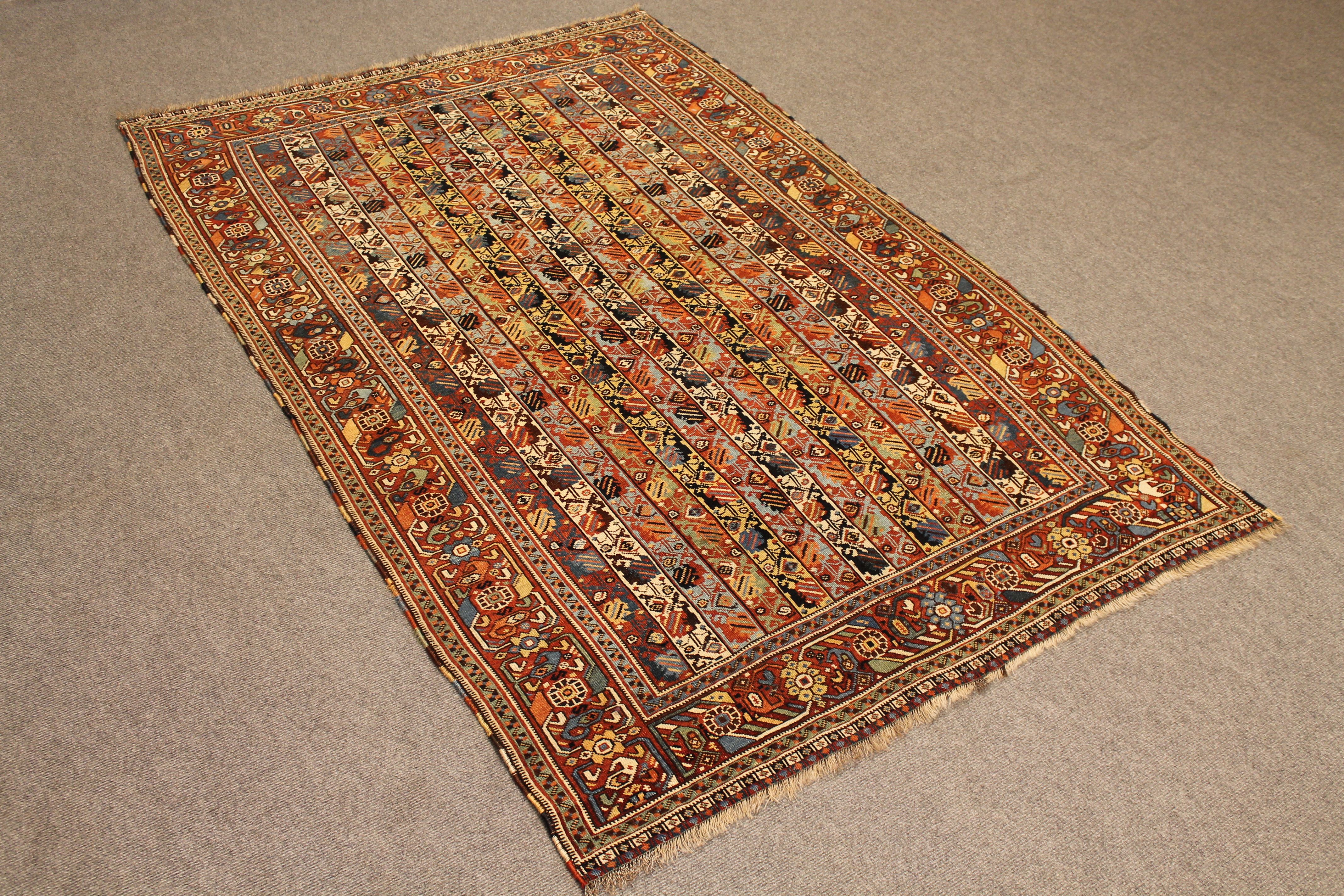 Antique Khamseh rug