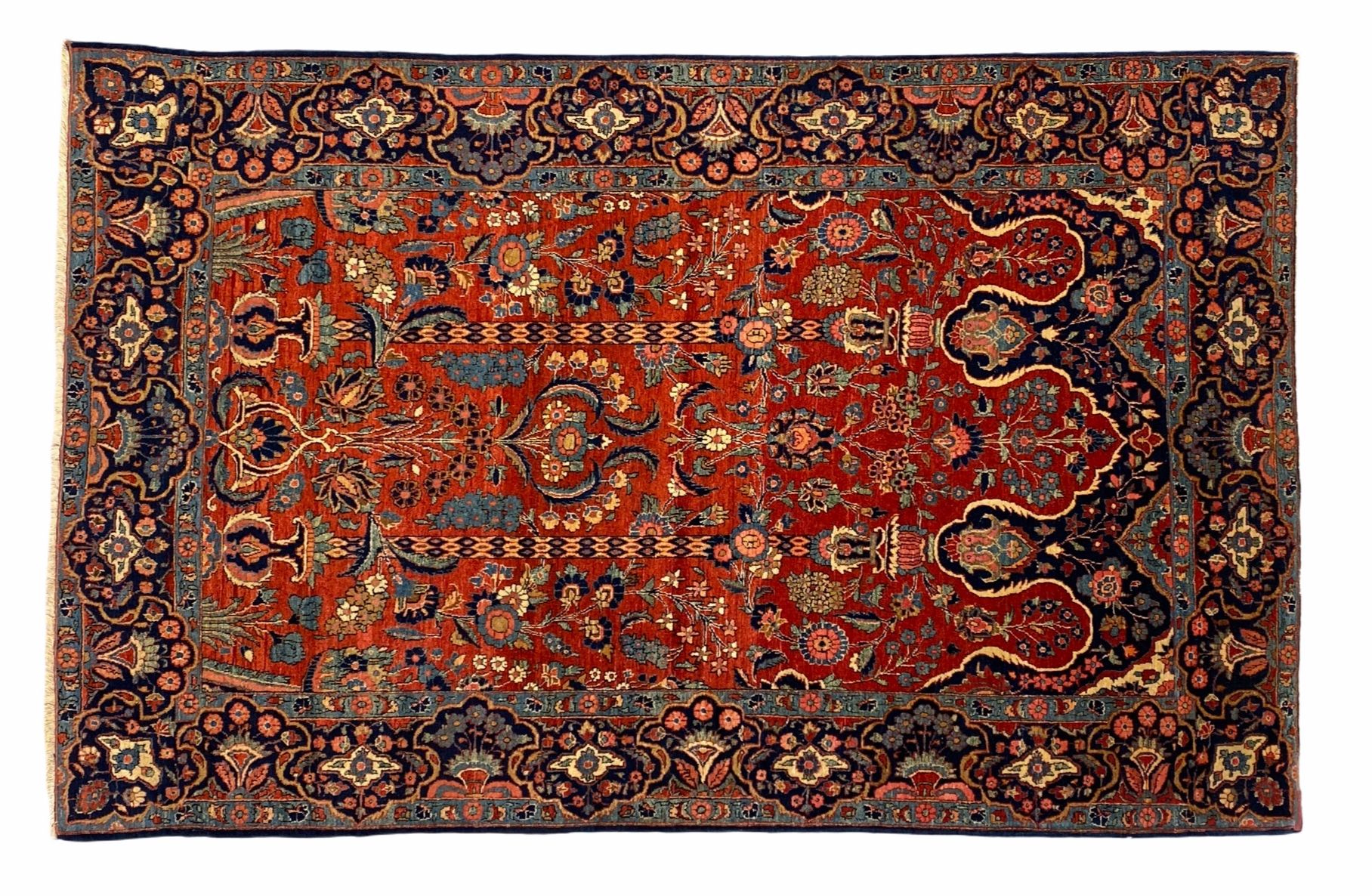 Antique Kashan rug
