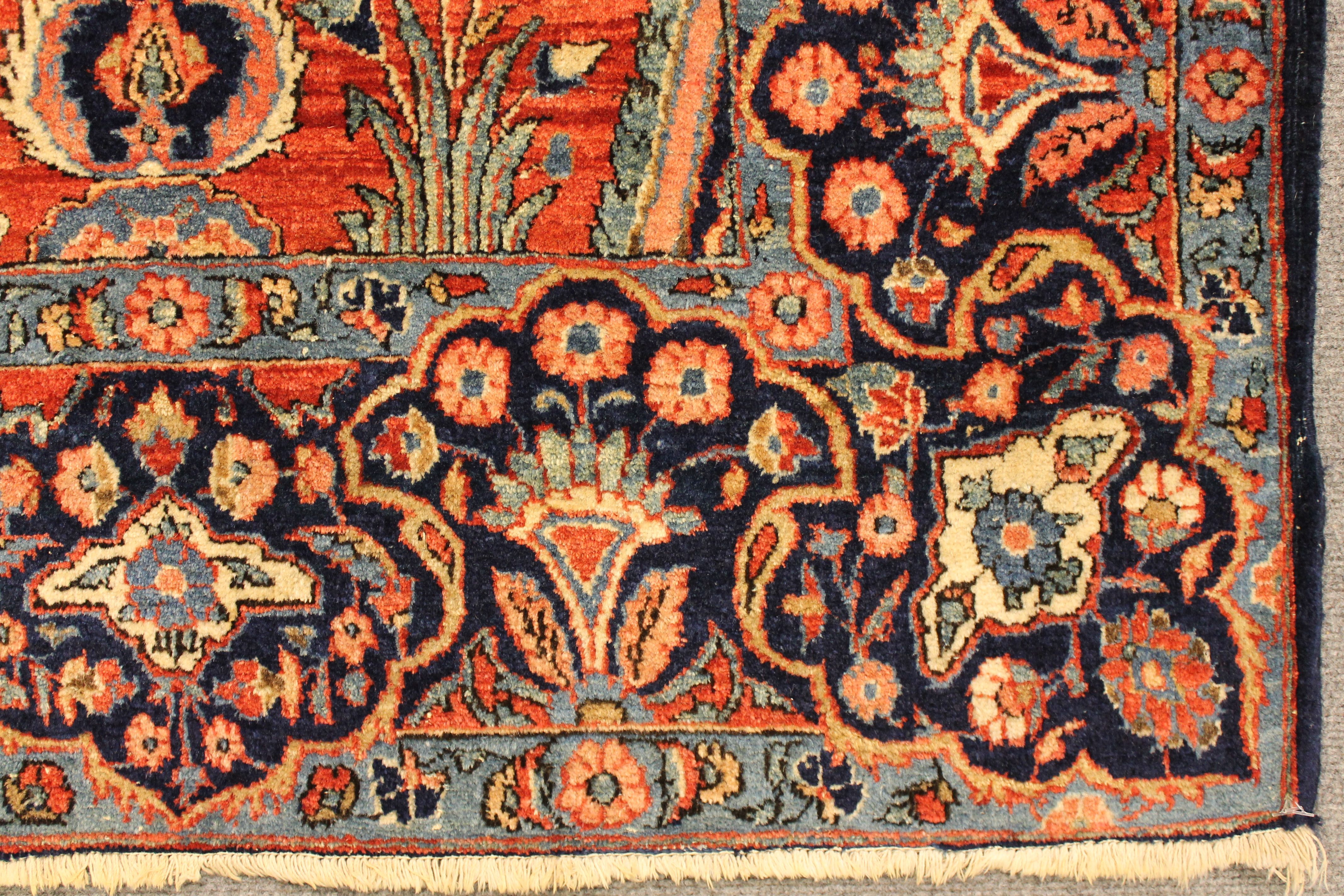 Antique Kashan rug