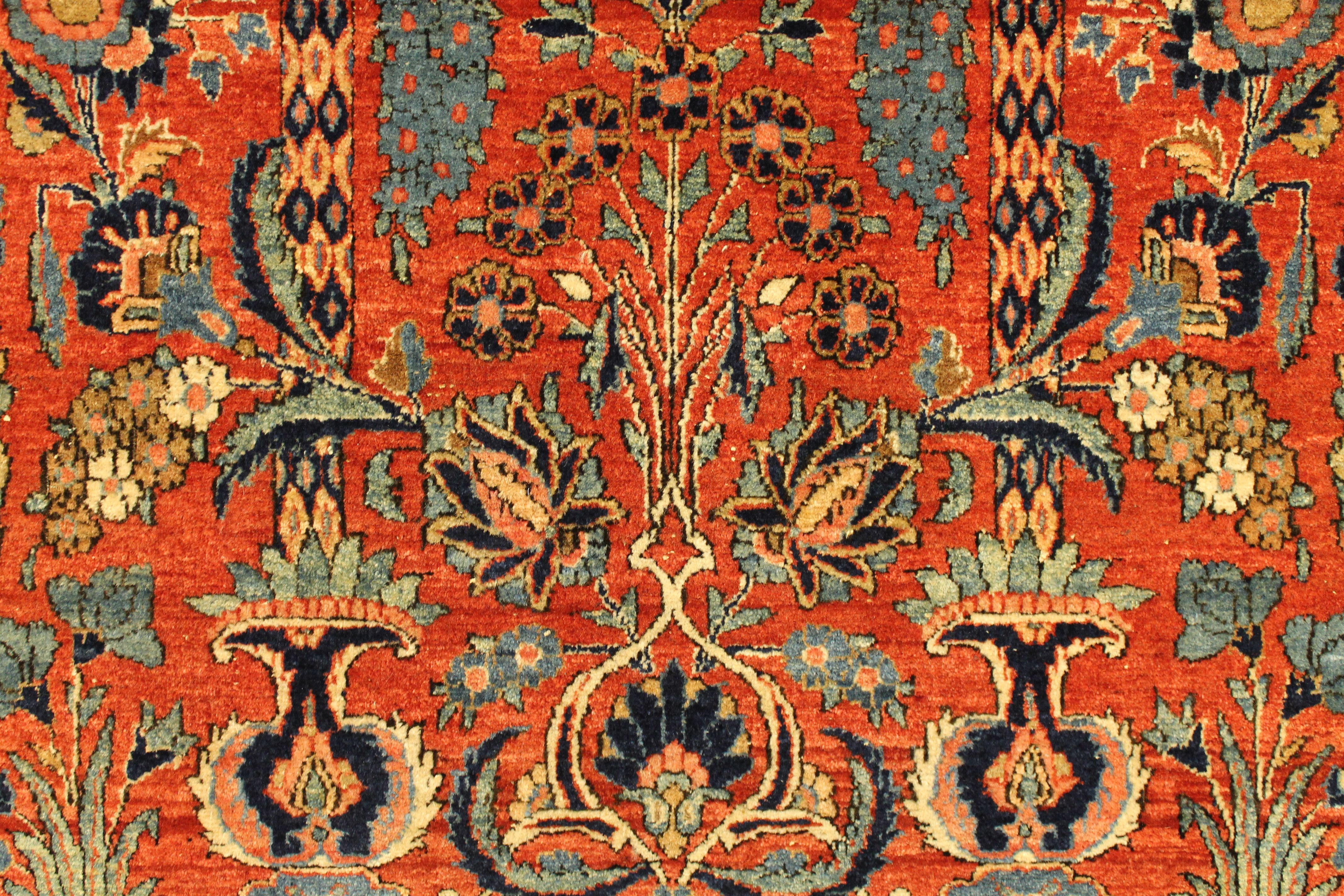 Antique Kashan rug