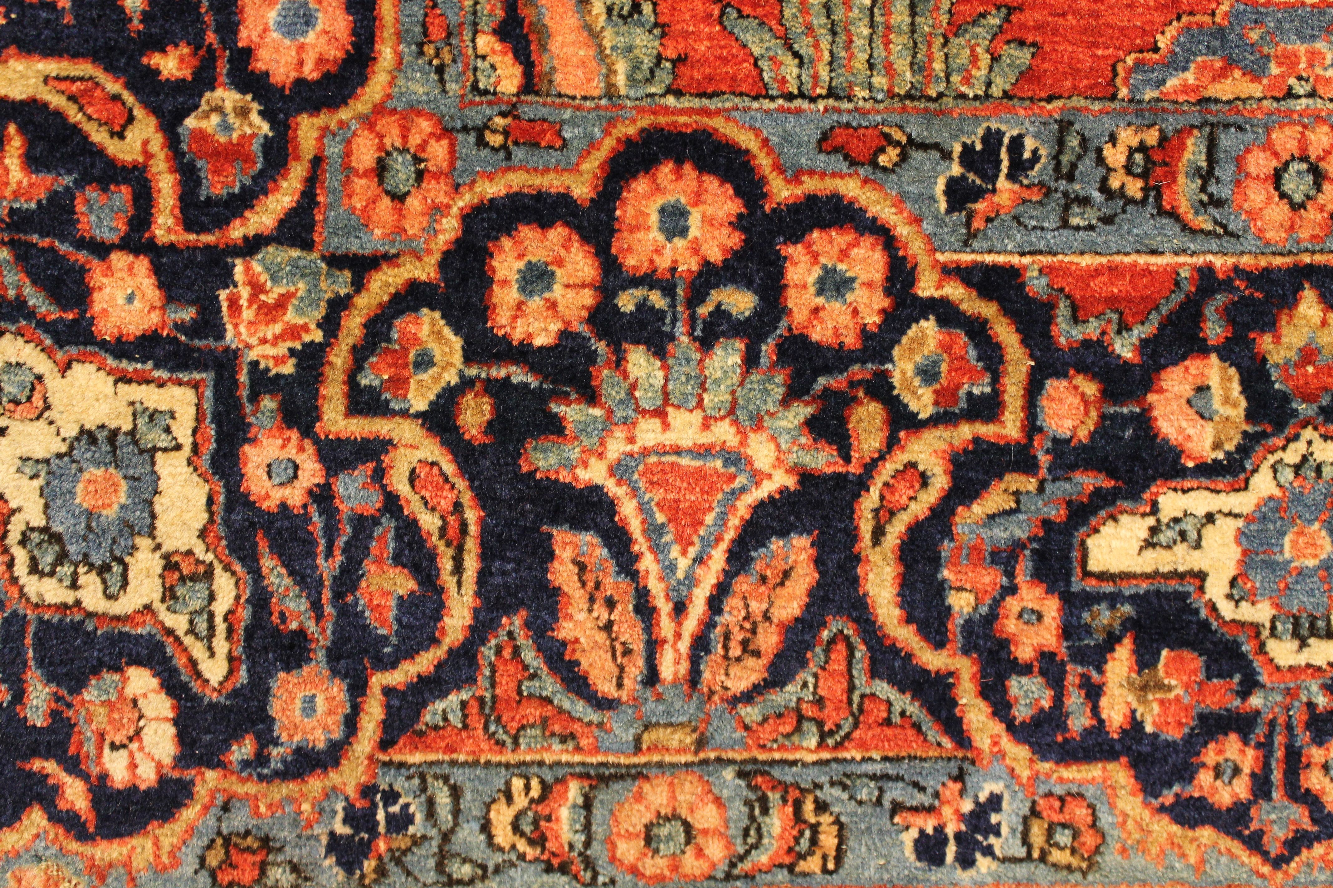 Antique Kashan rug