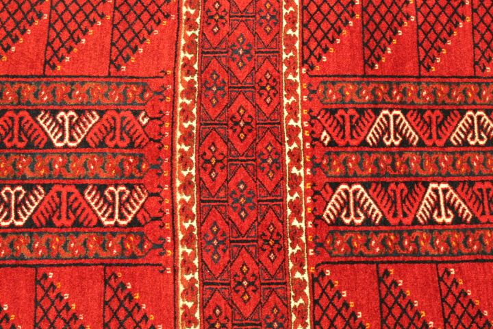 Antique Ensi Ersari rug