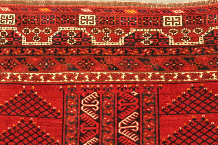 Antique Ensi Ersari rug