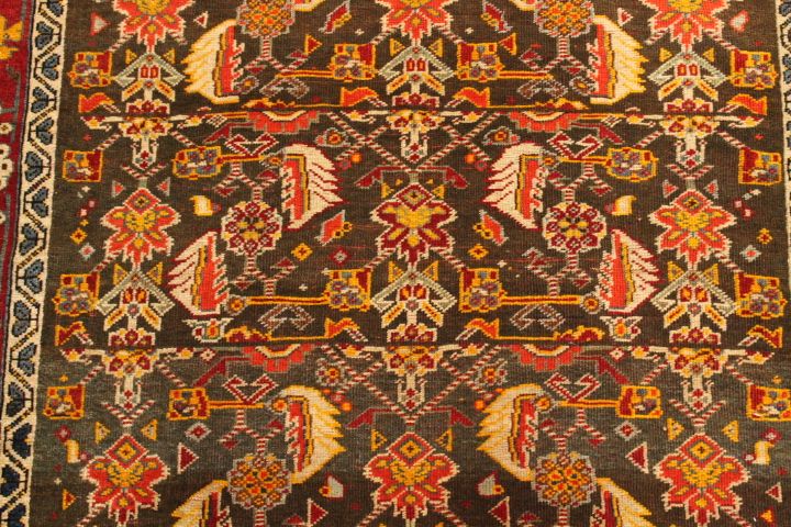 Antique Kashkuli rug