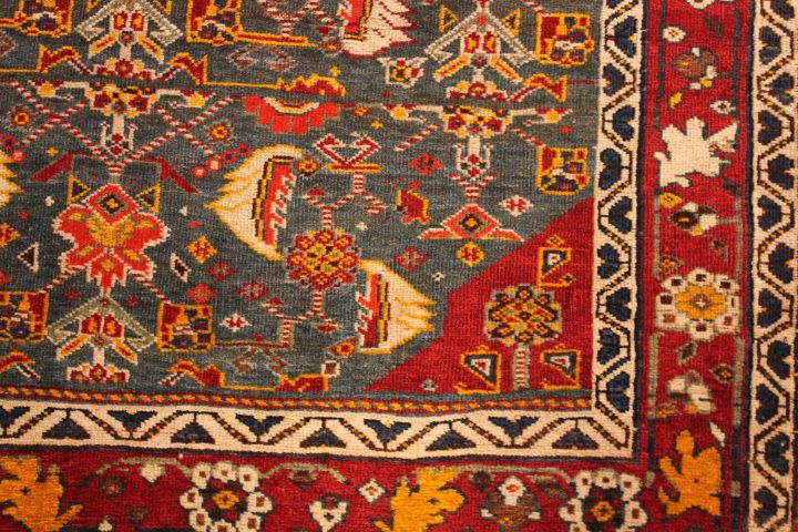 Antique Kashkuli rug