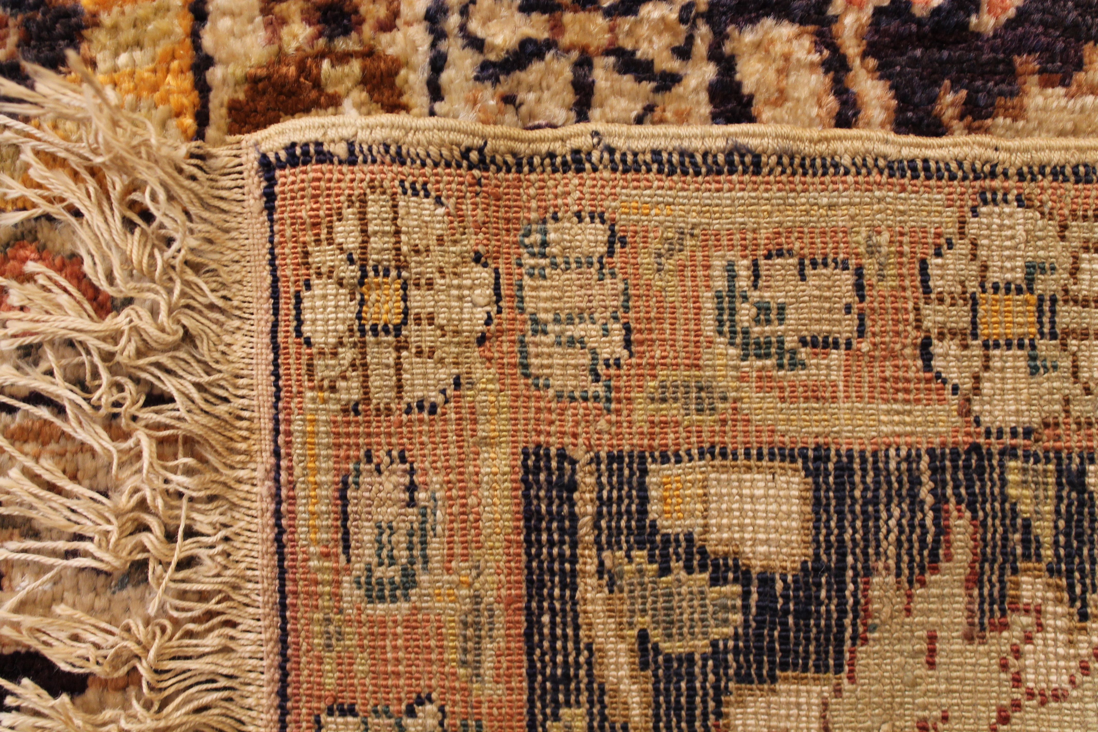 Antique Silk Turkish rug