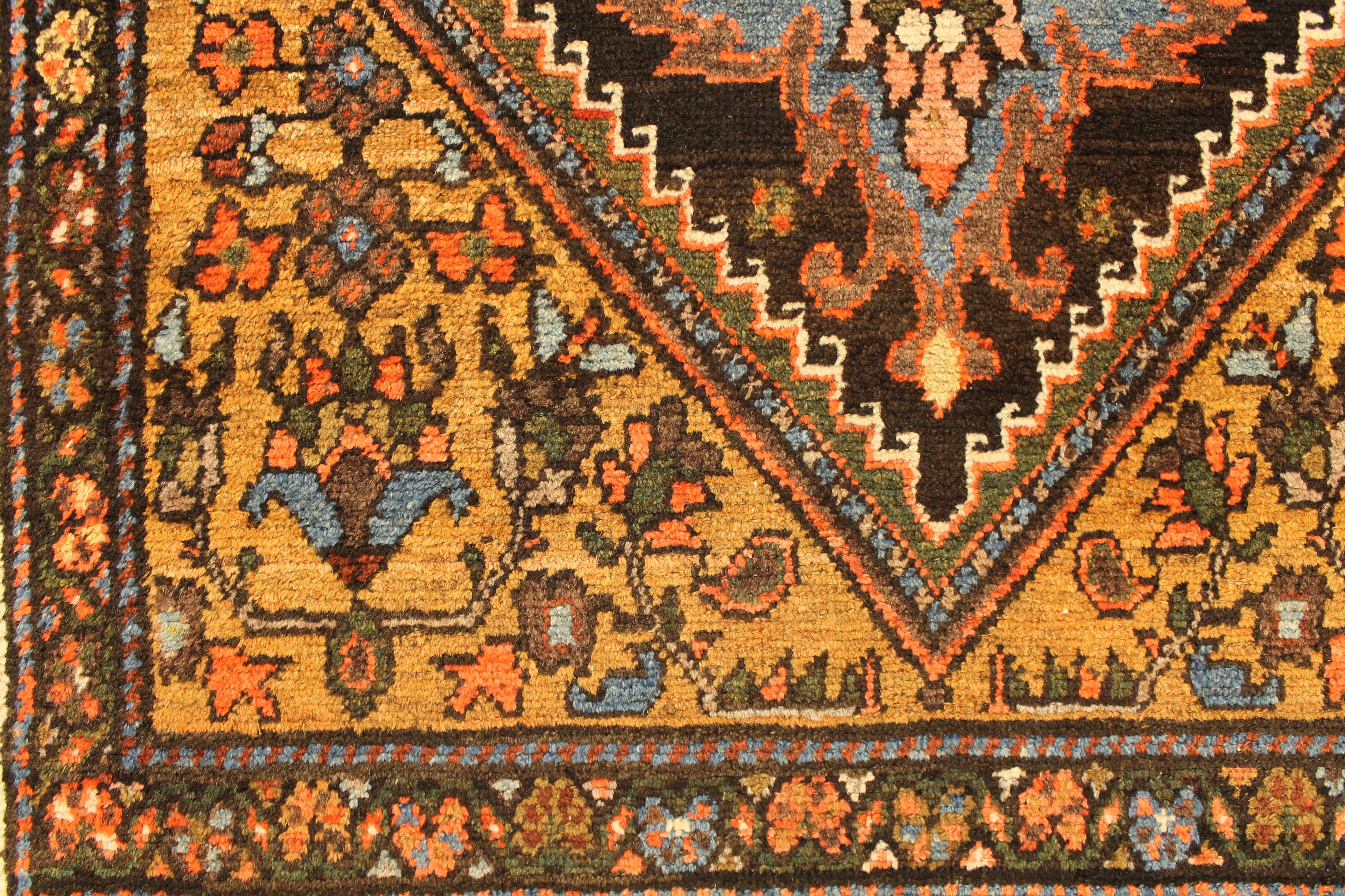 Antique Bakhtiar long rug