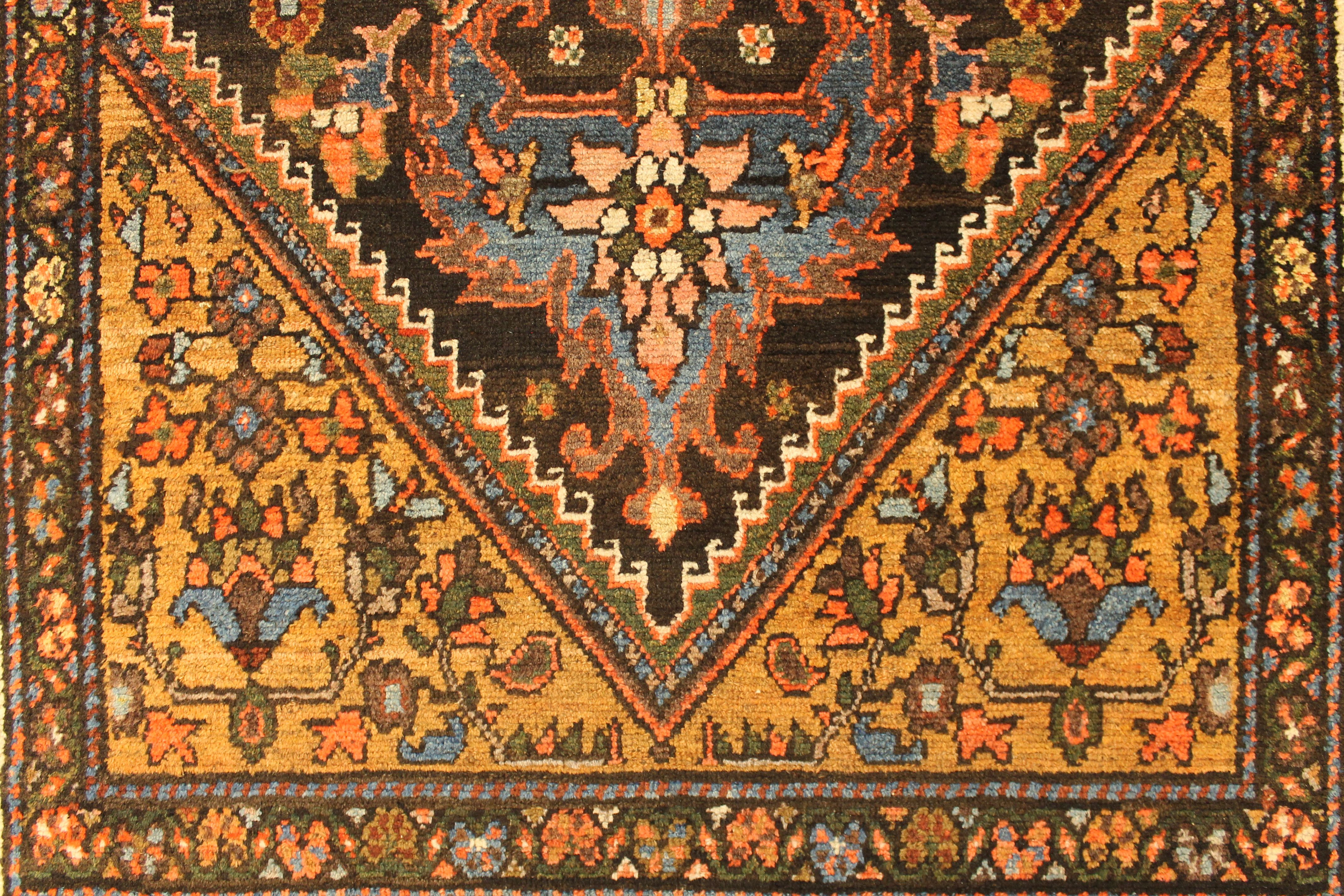 Antique Bakhtiar long rug