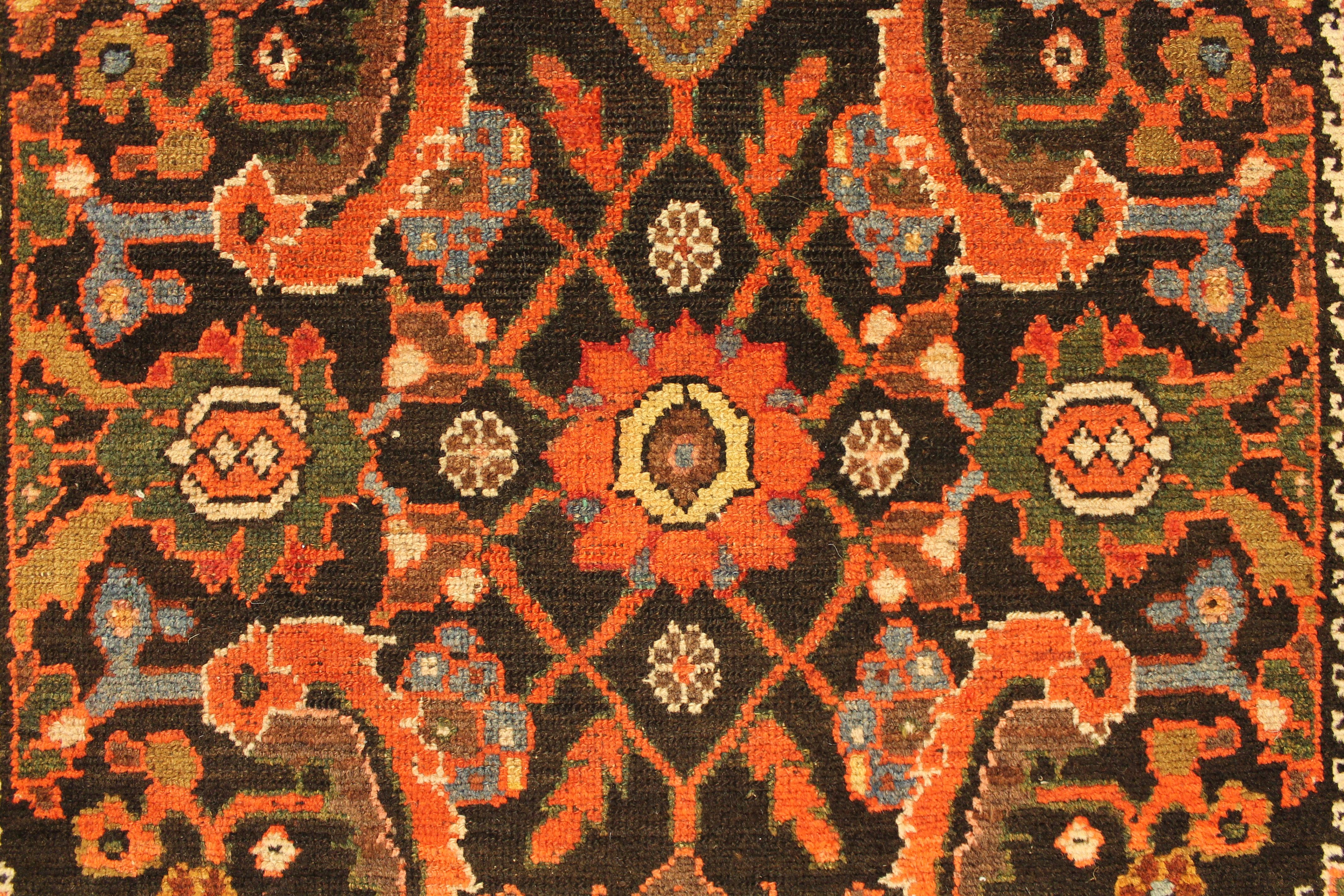 Antique Bakhtiar long rug