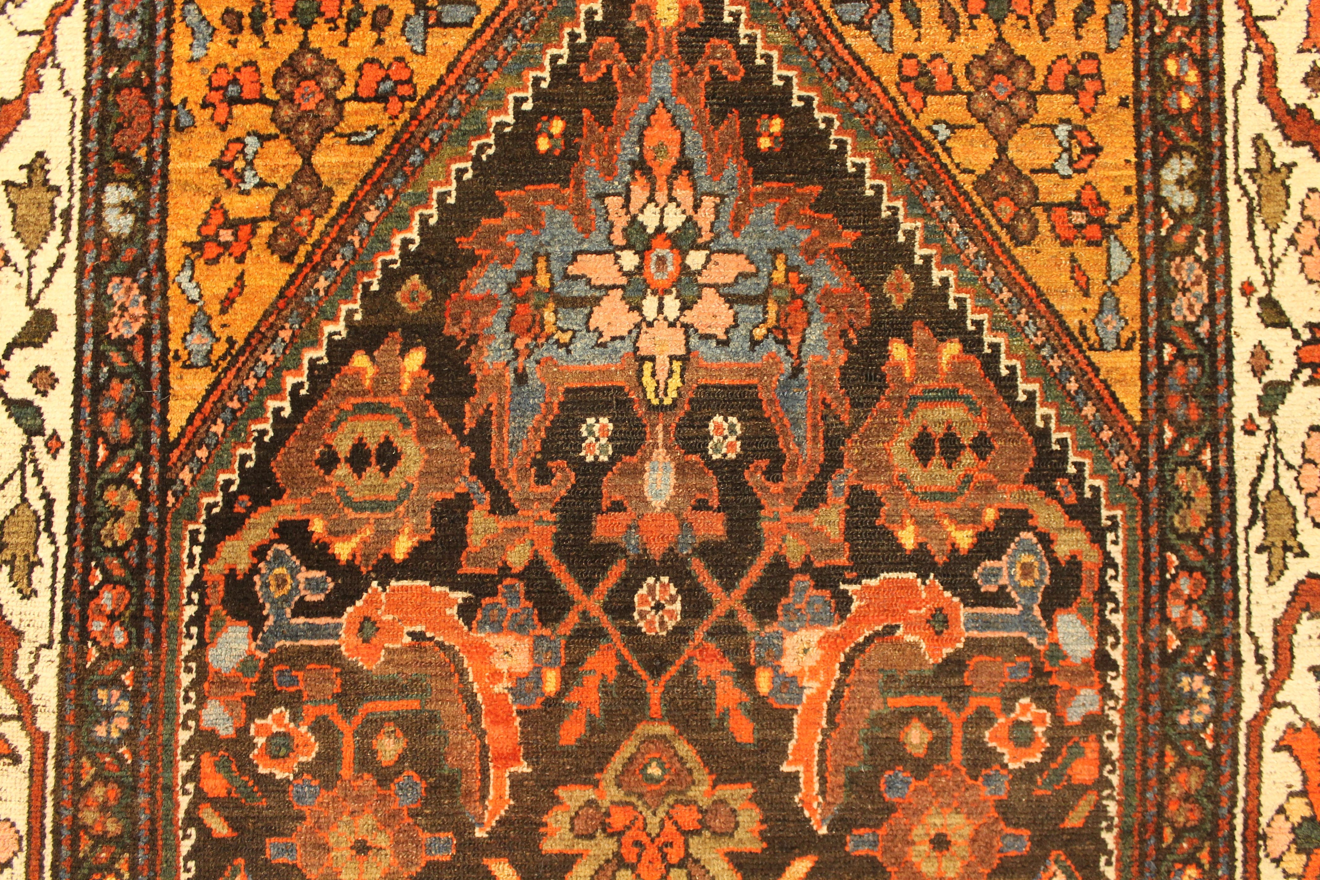 Antique Bakhtiar long rug