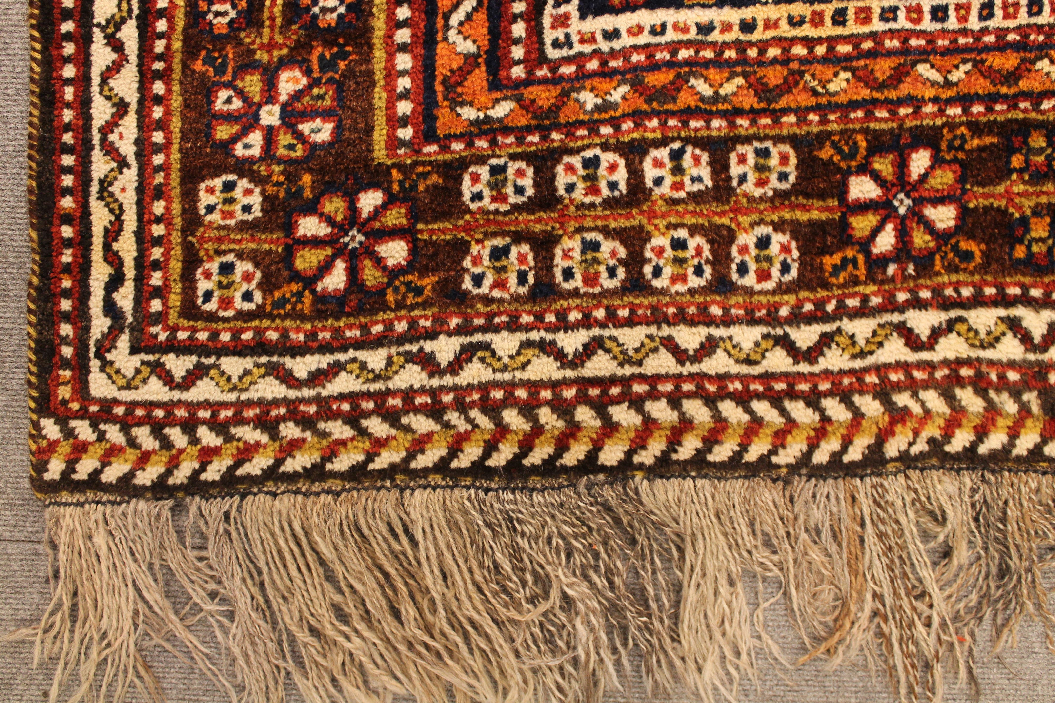 Antique Qashqai rug