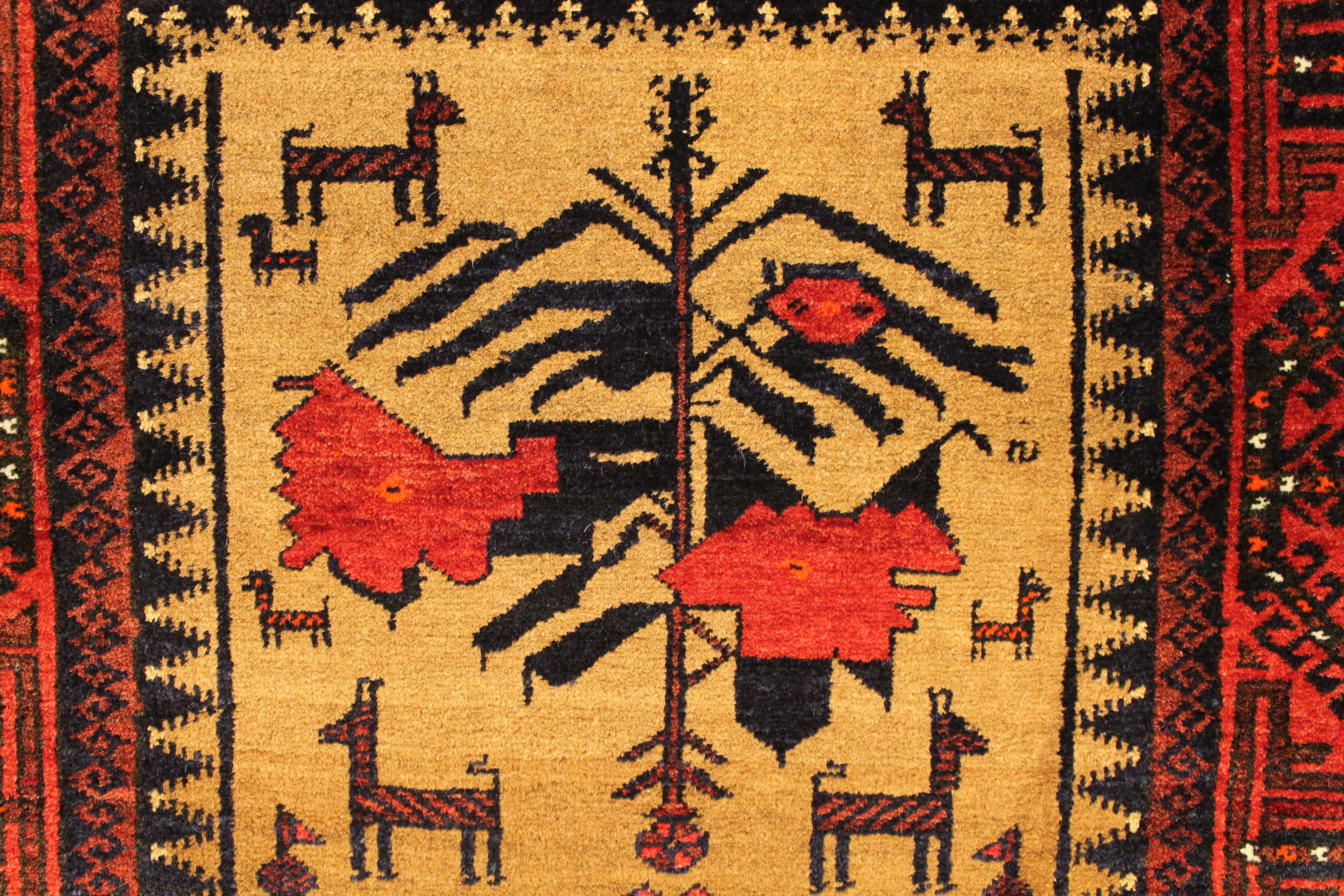 Antique Baluch rug