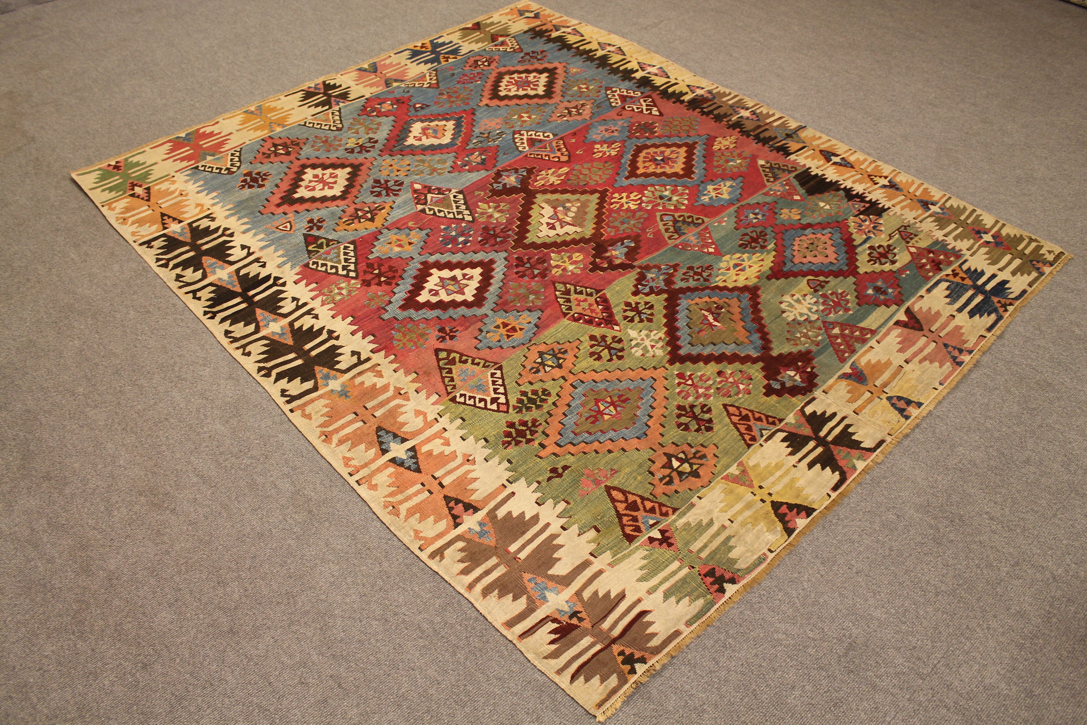 Antique Aleppo Kilim