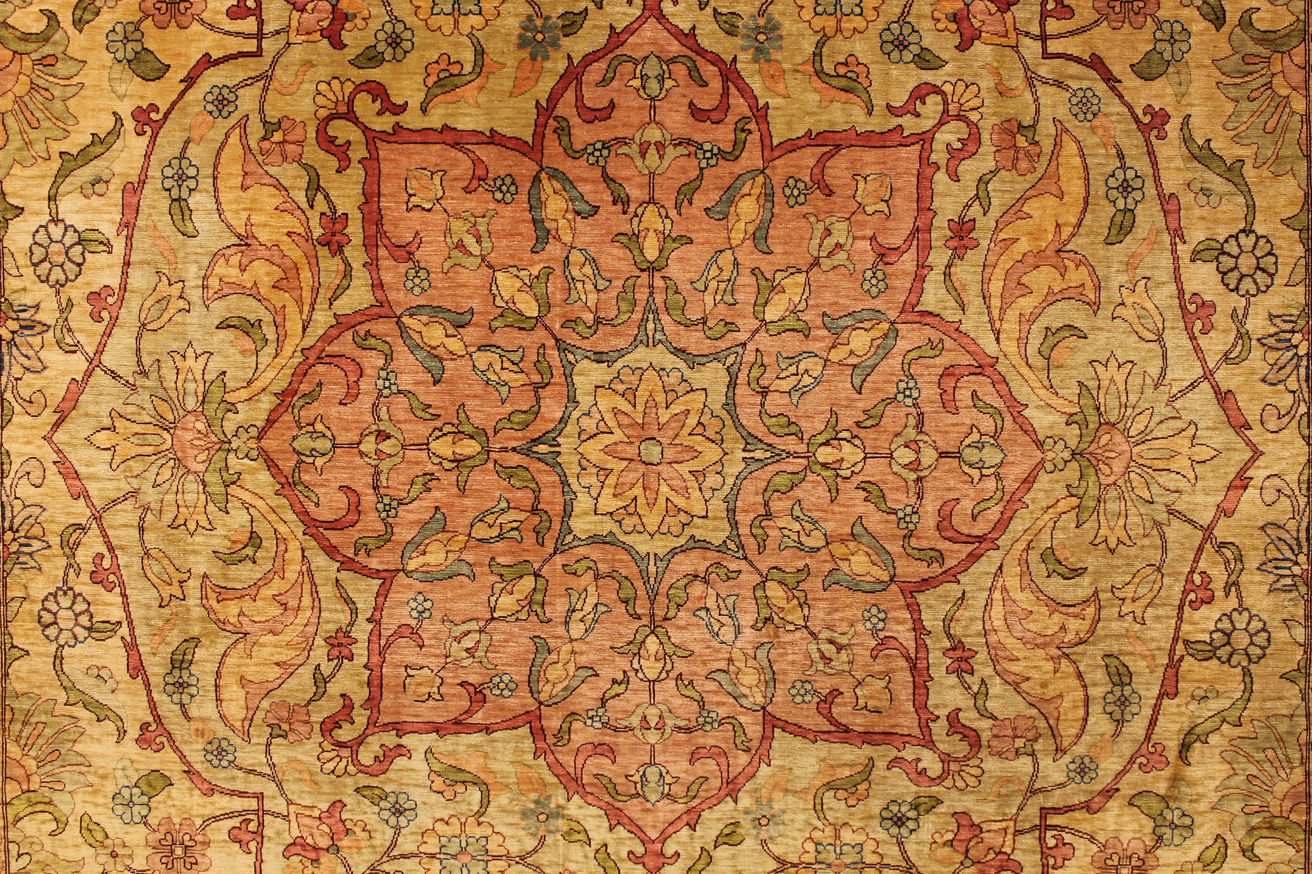 Silk Hereke rug