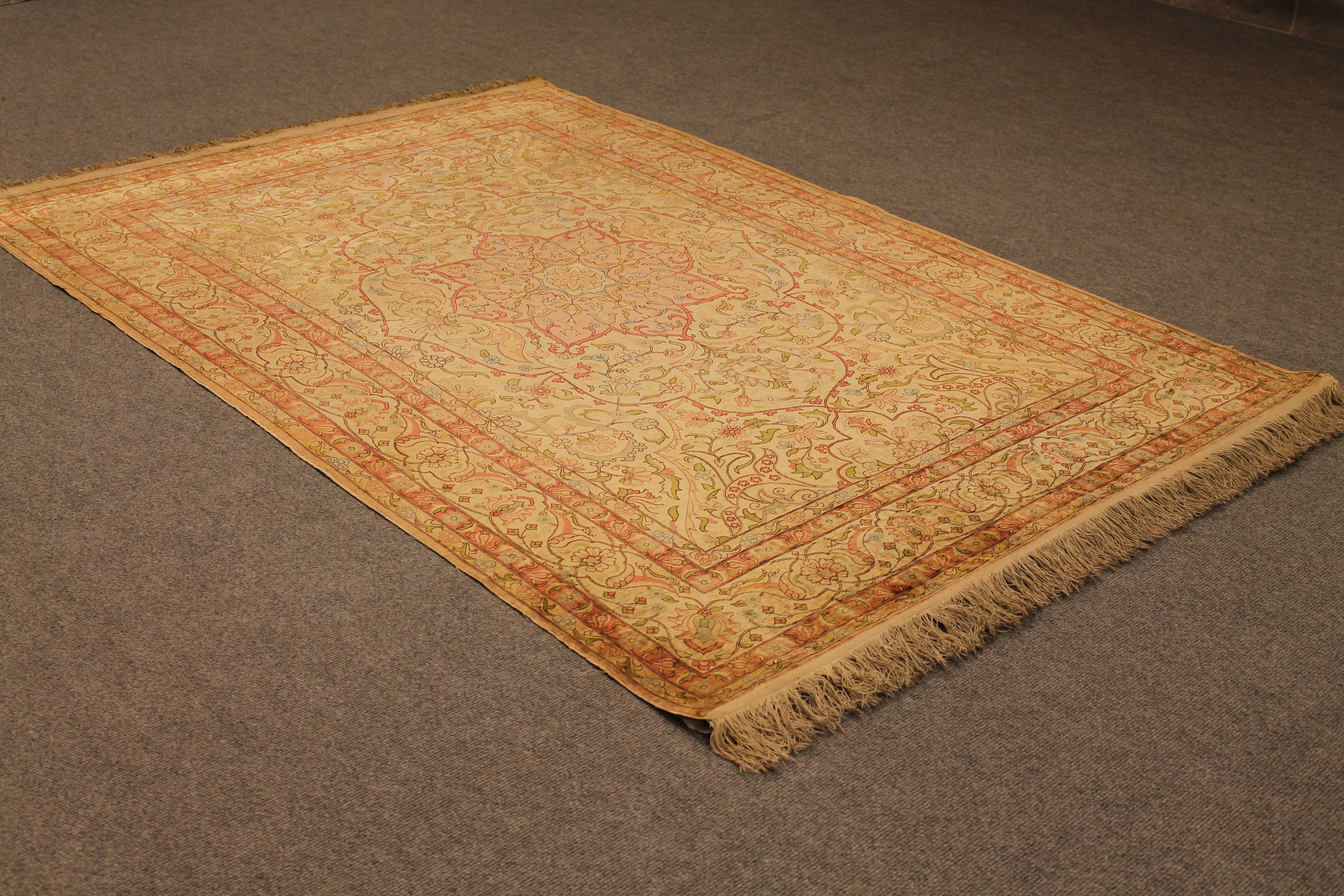 Silk Hereke rug