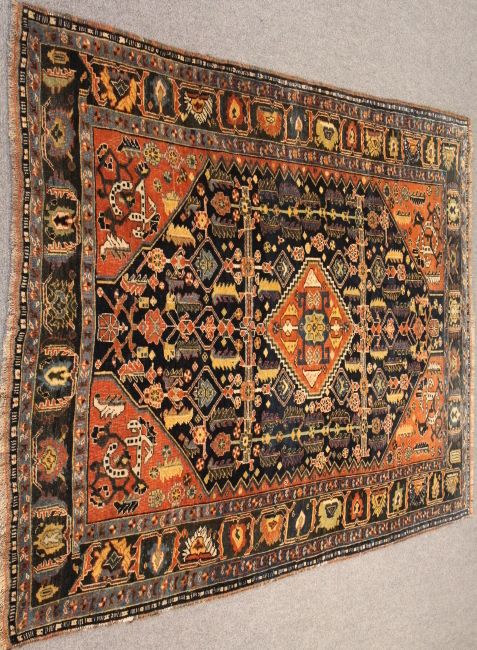 Antique Kashkuli rug
