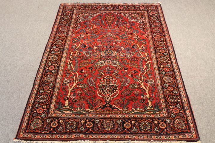 Antique Kashan rug