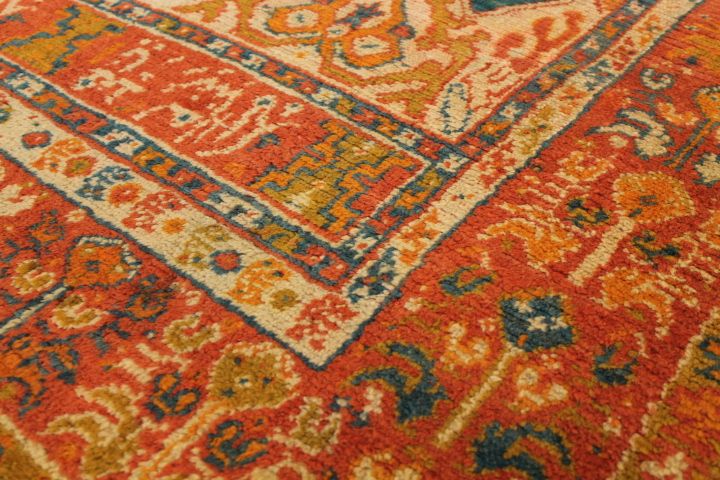 Antique ushak rug