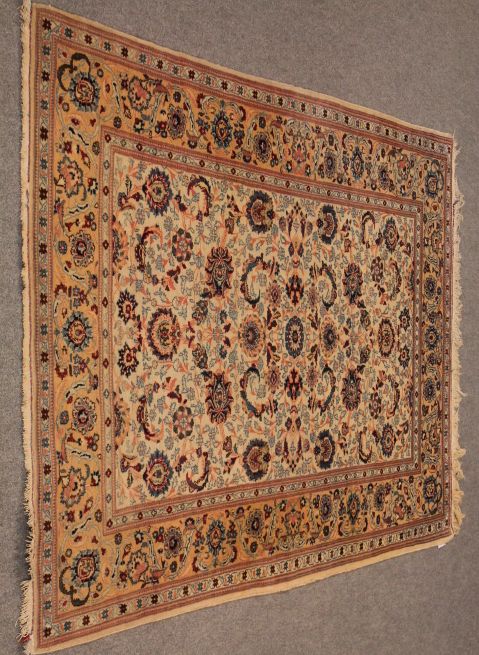 Antique Kashan rug