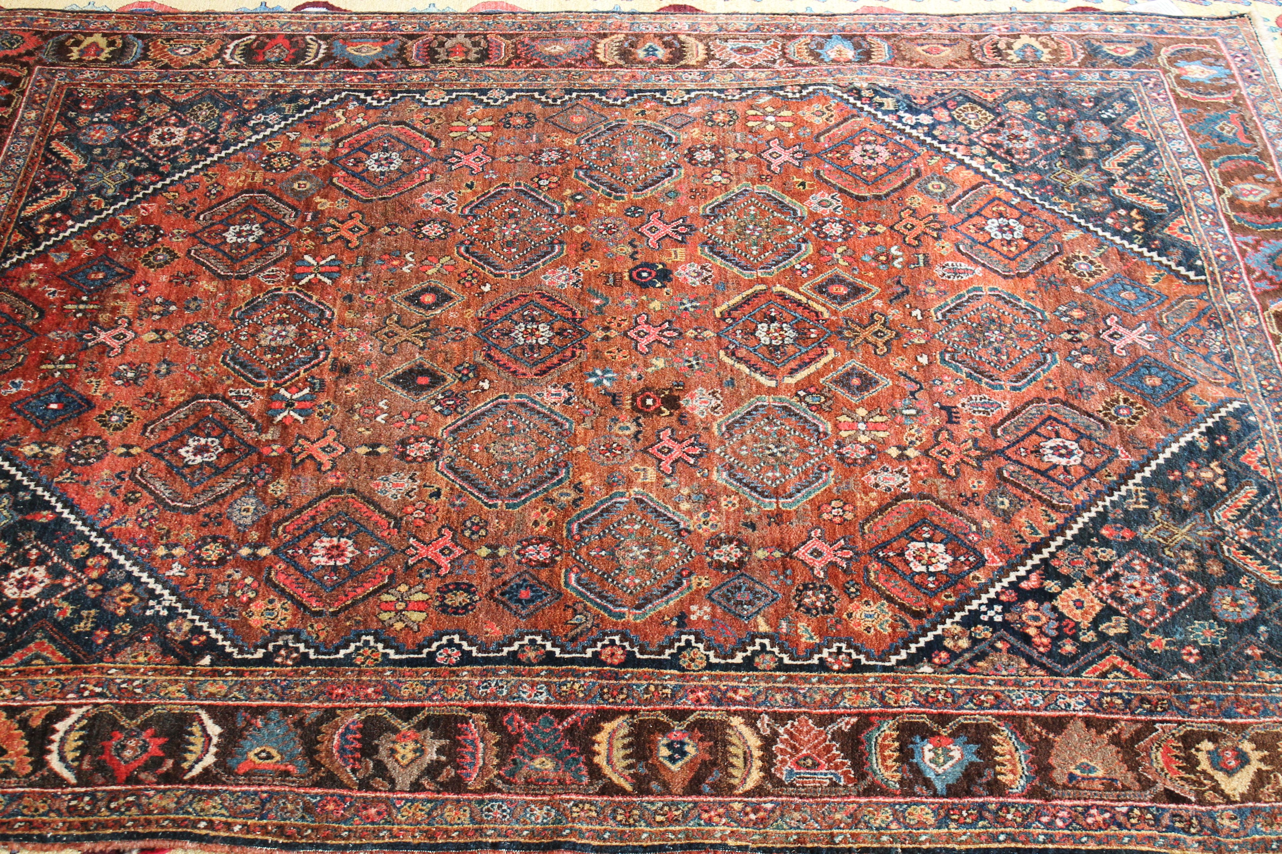 Antique Kashkoli rug