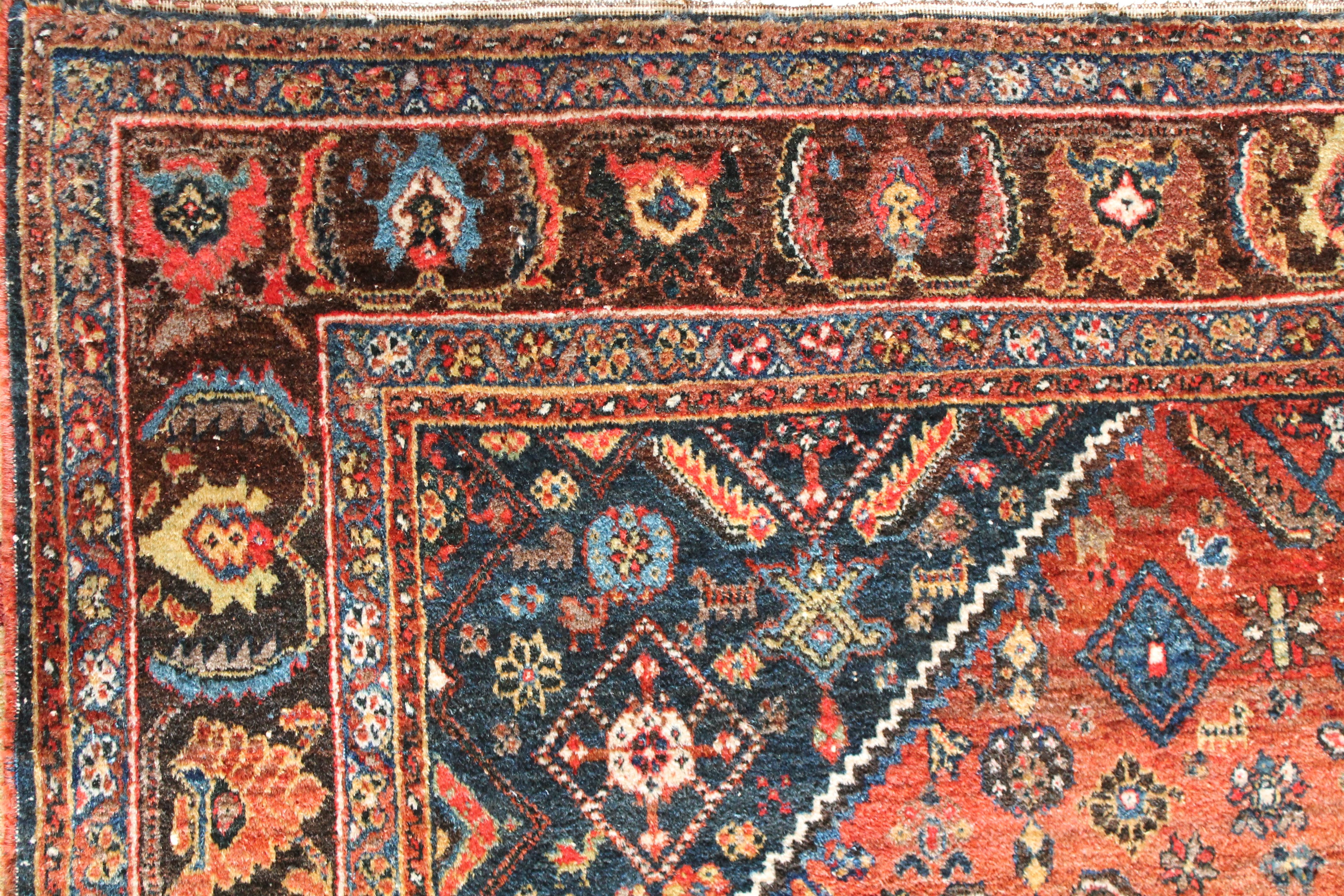 Antique Kashkoli rug