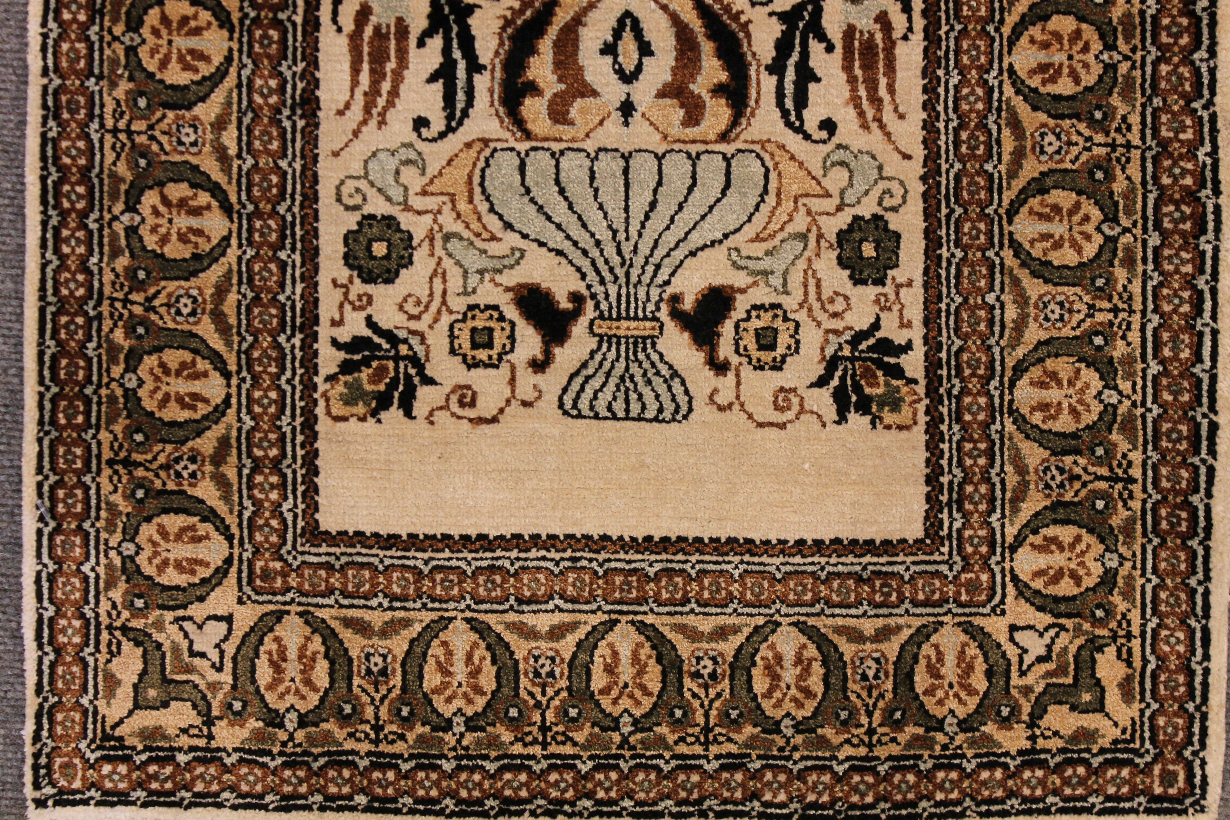 Turkish silk rug