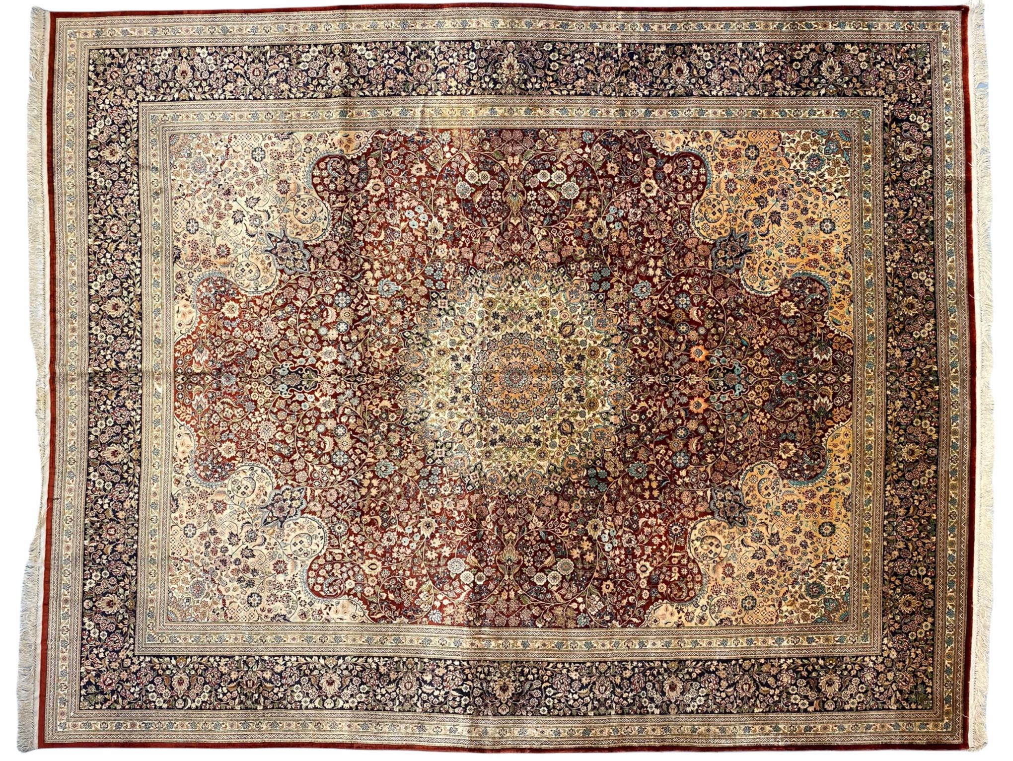 Silk Qom carpet