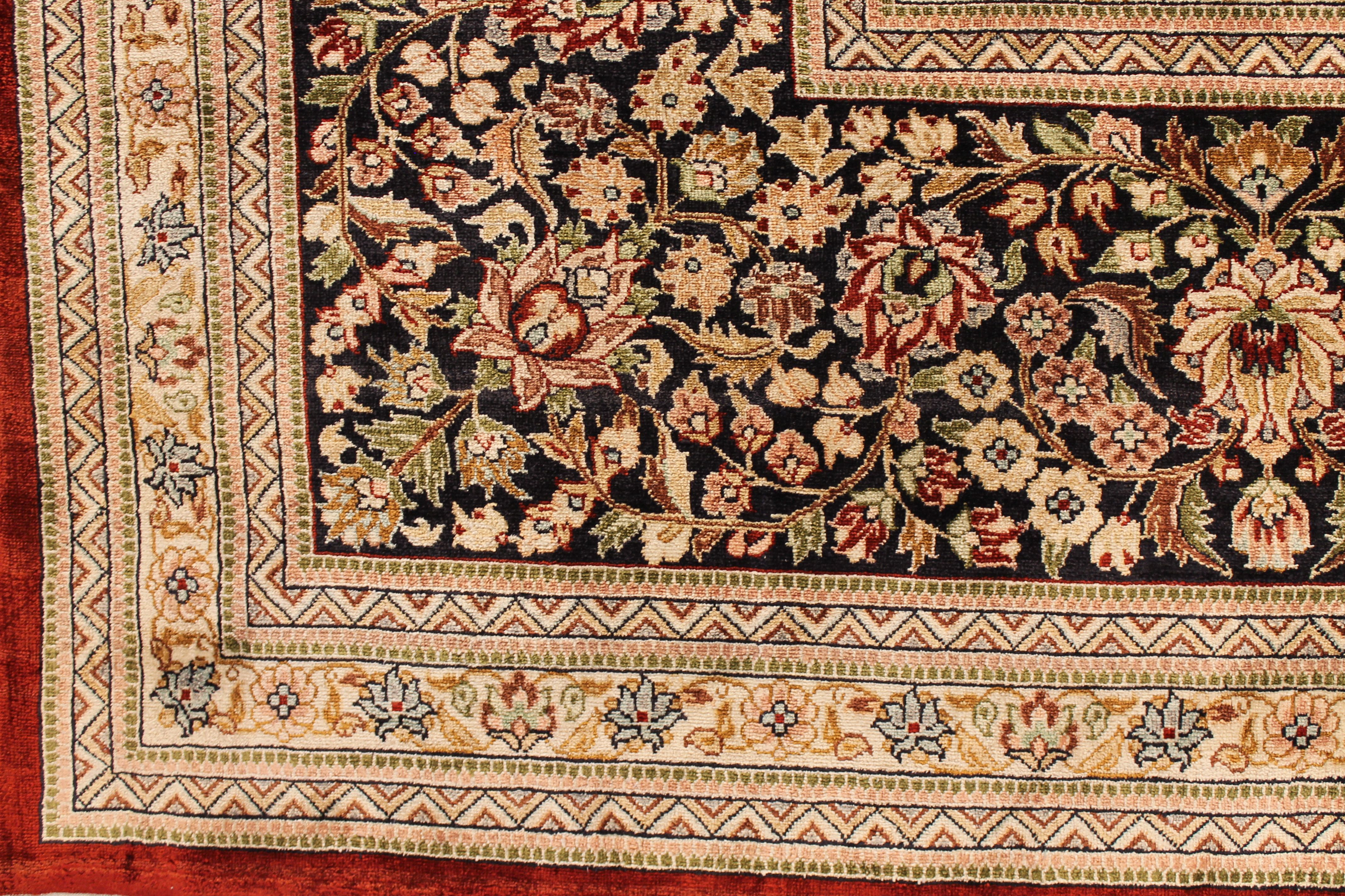 Silk Qom carpet