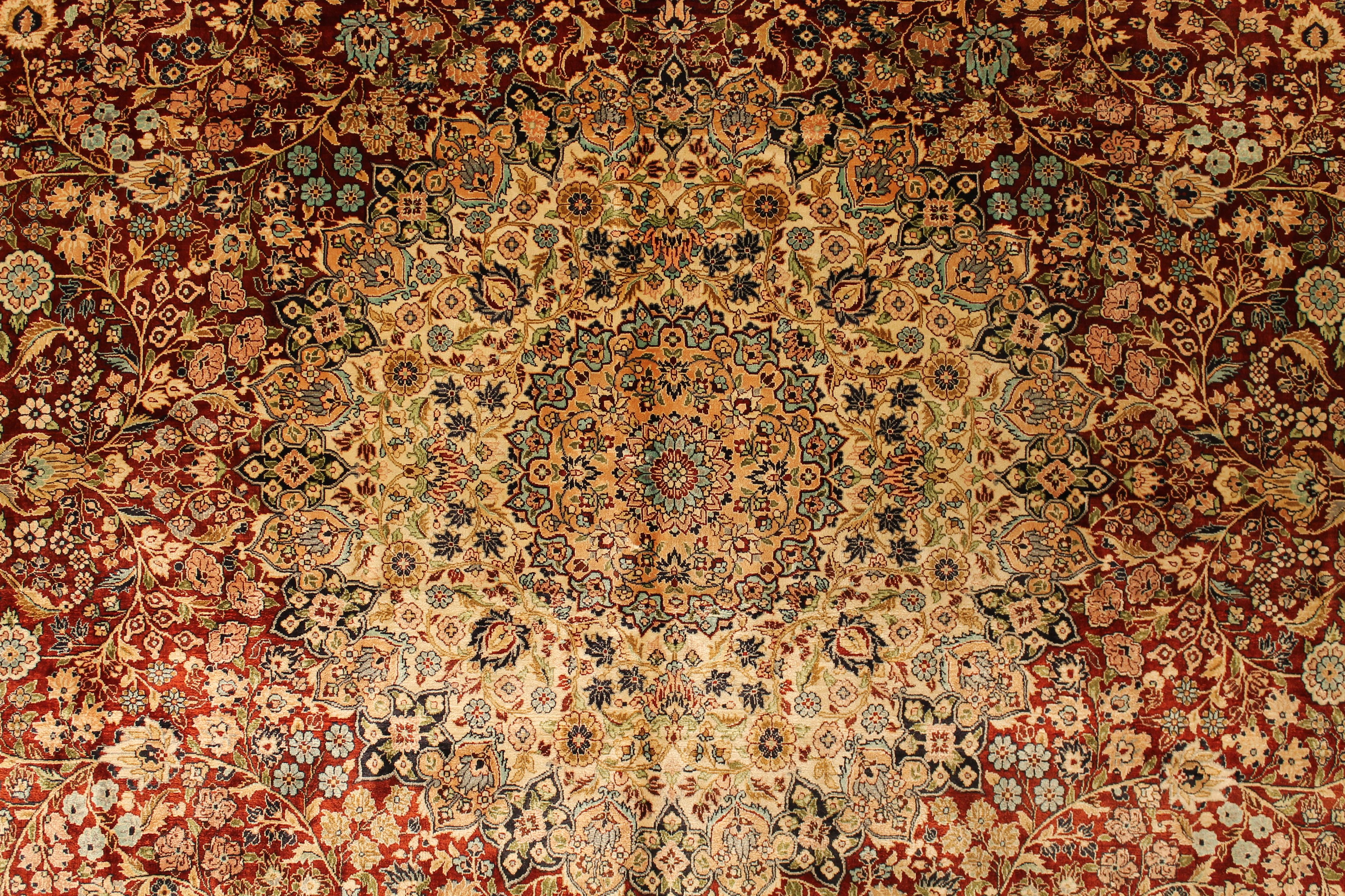 Silk Qom carpet