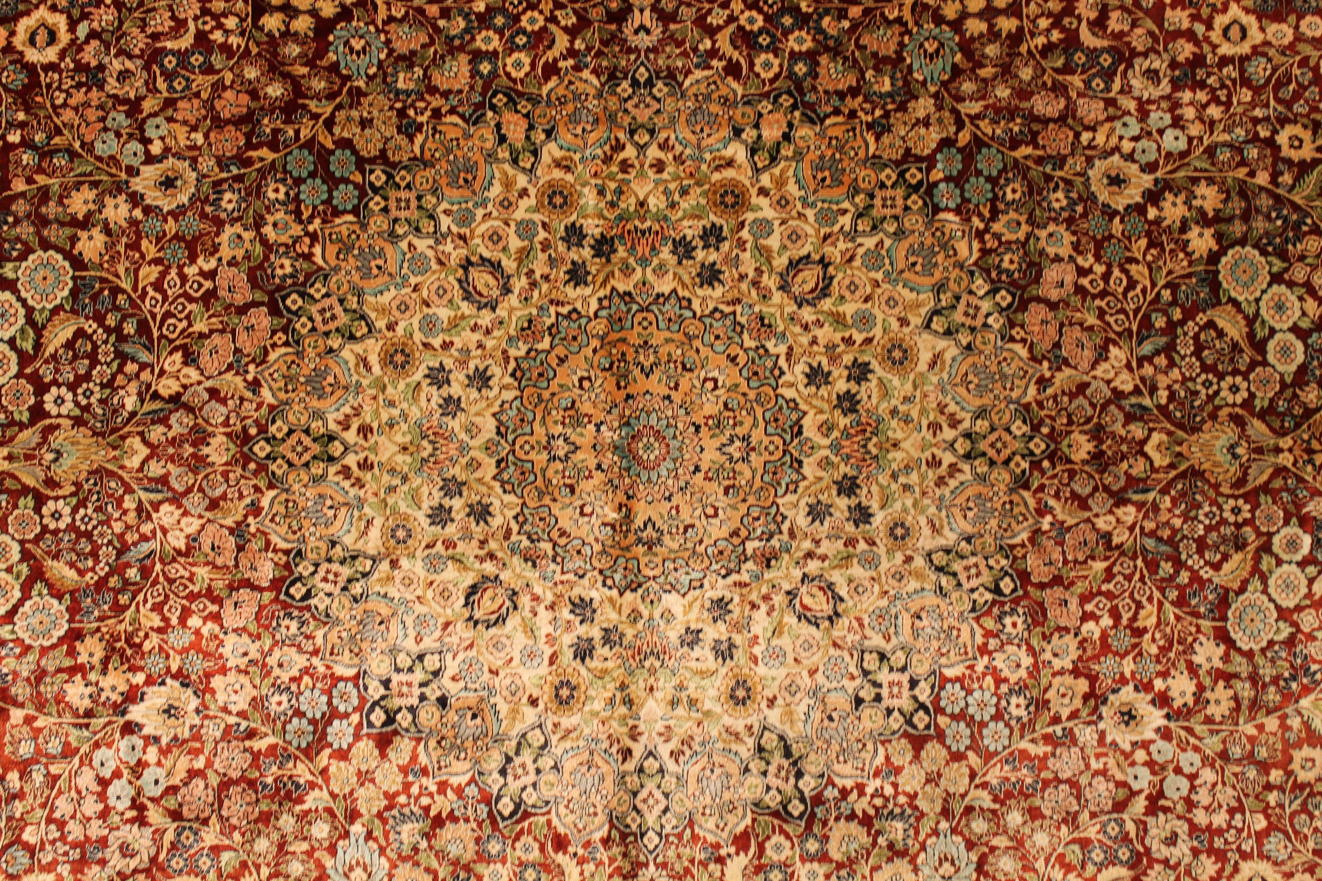 Silk Qom carpet