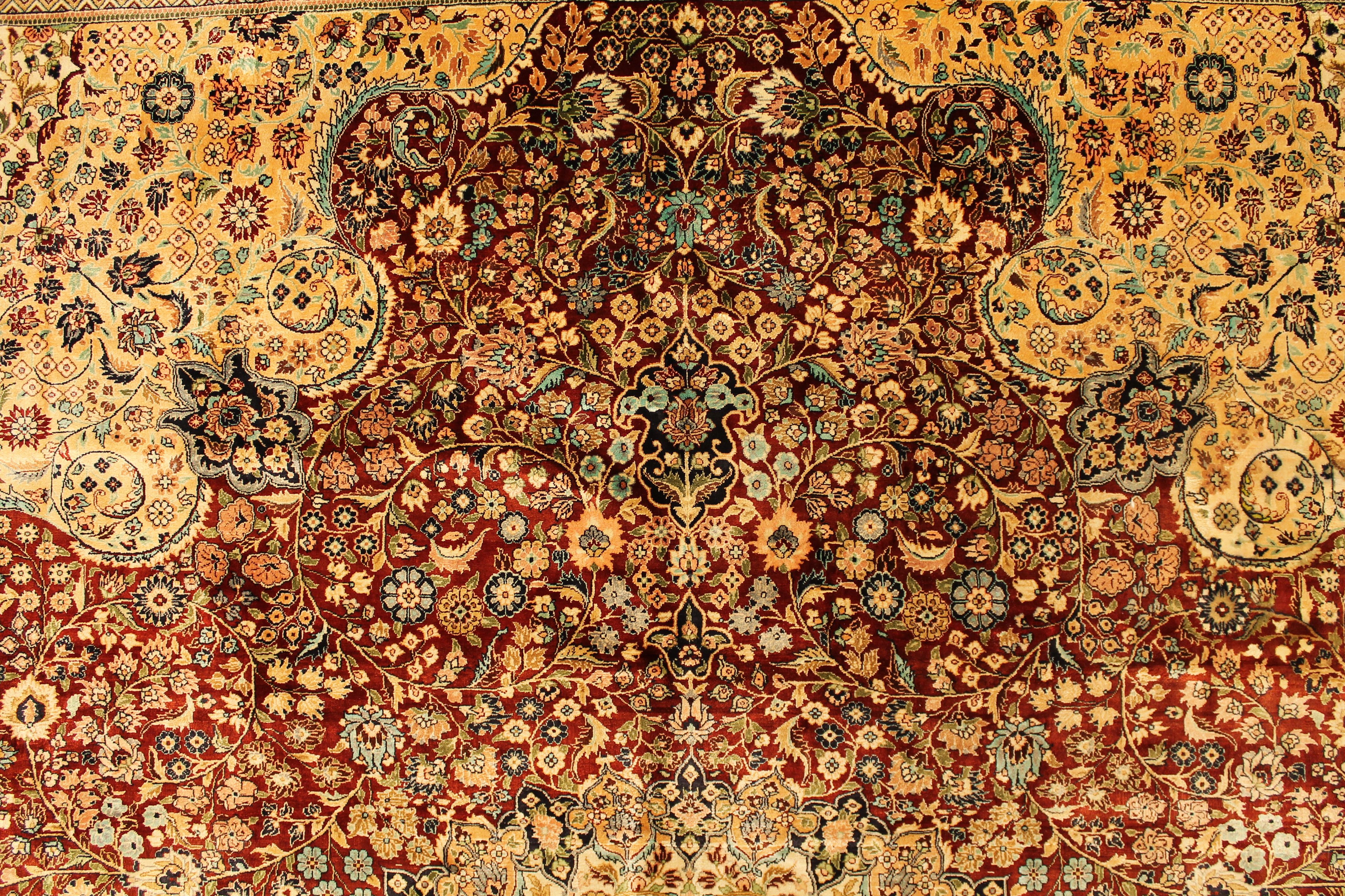 Silk Qom carpet