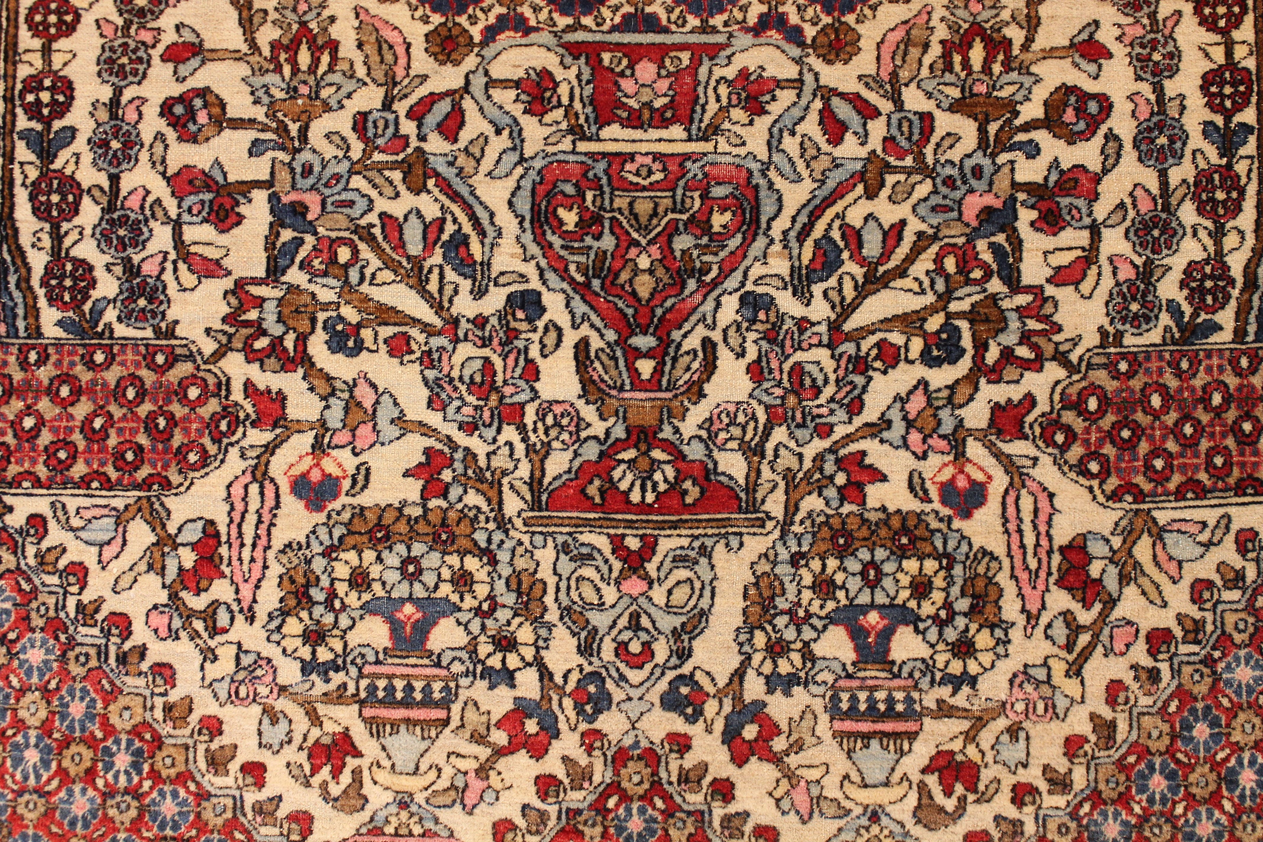 Antique Isfahan rug