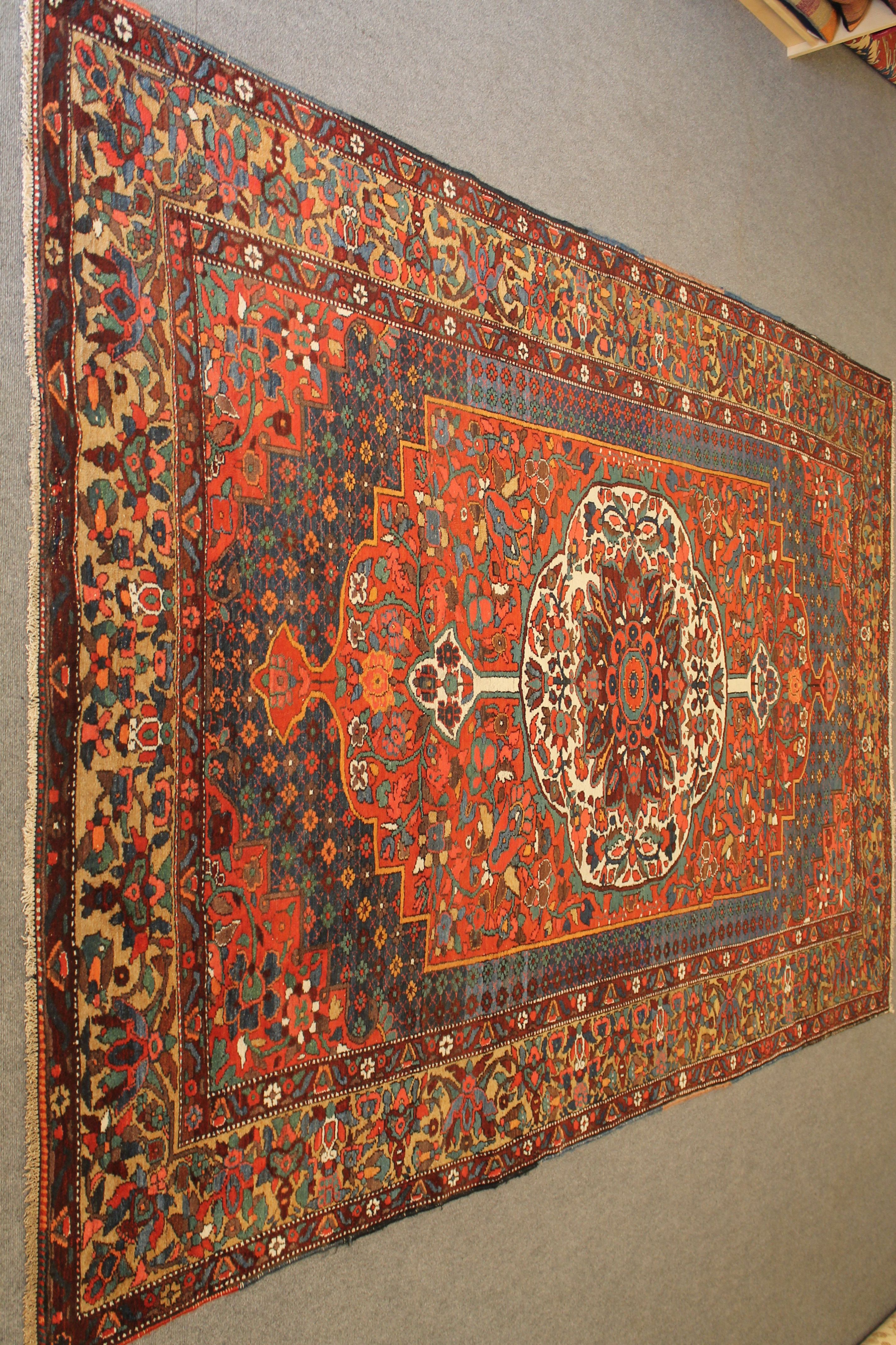 Antique Tribal Bakhtiari carpet