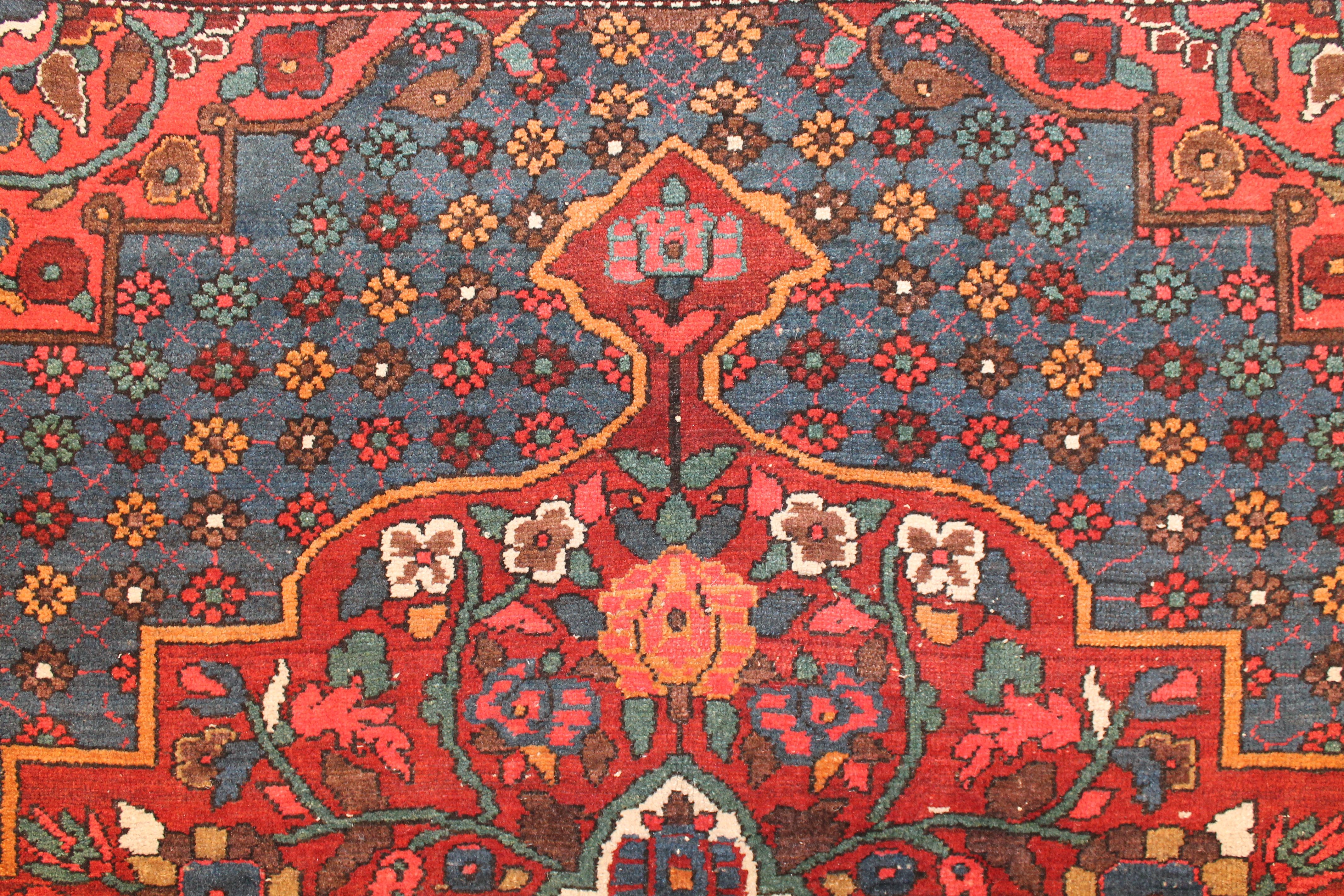 Antique Tribal Bakhtiari carpet