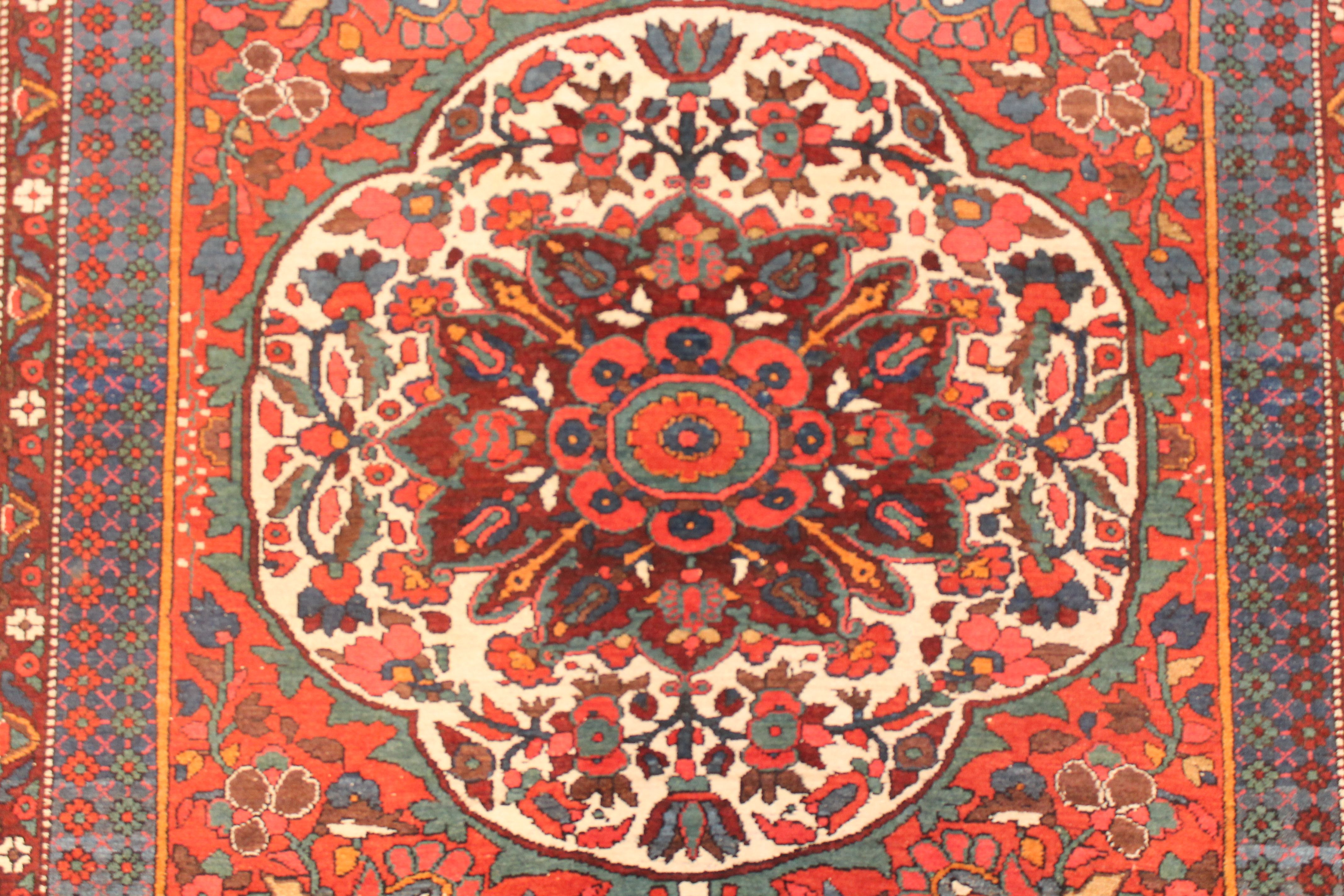 Antique Tribal Bakhtiari carpet
