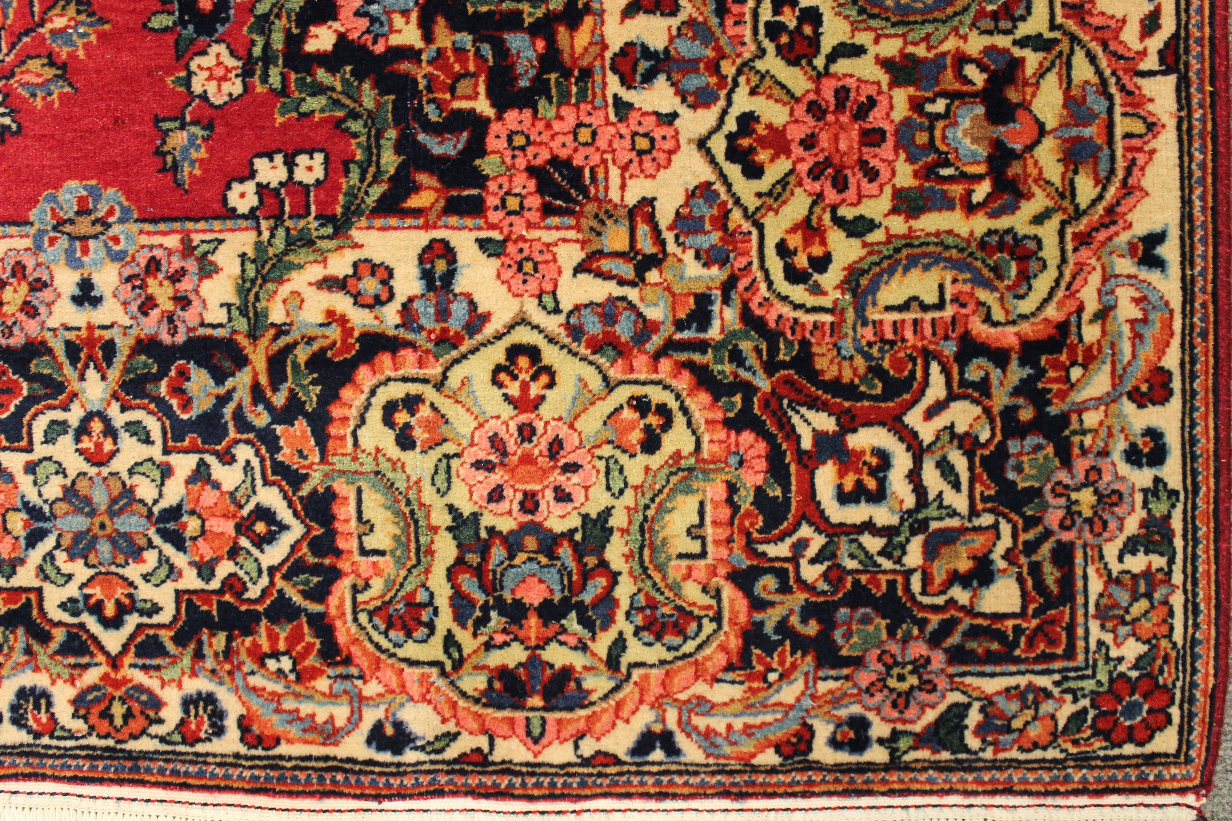 Antique Kashan rug