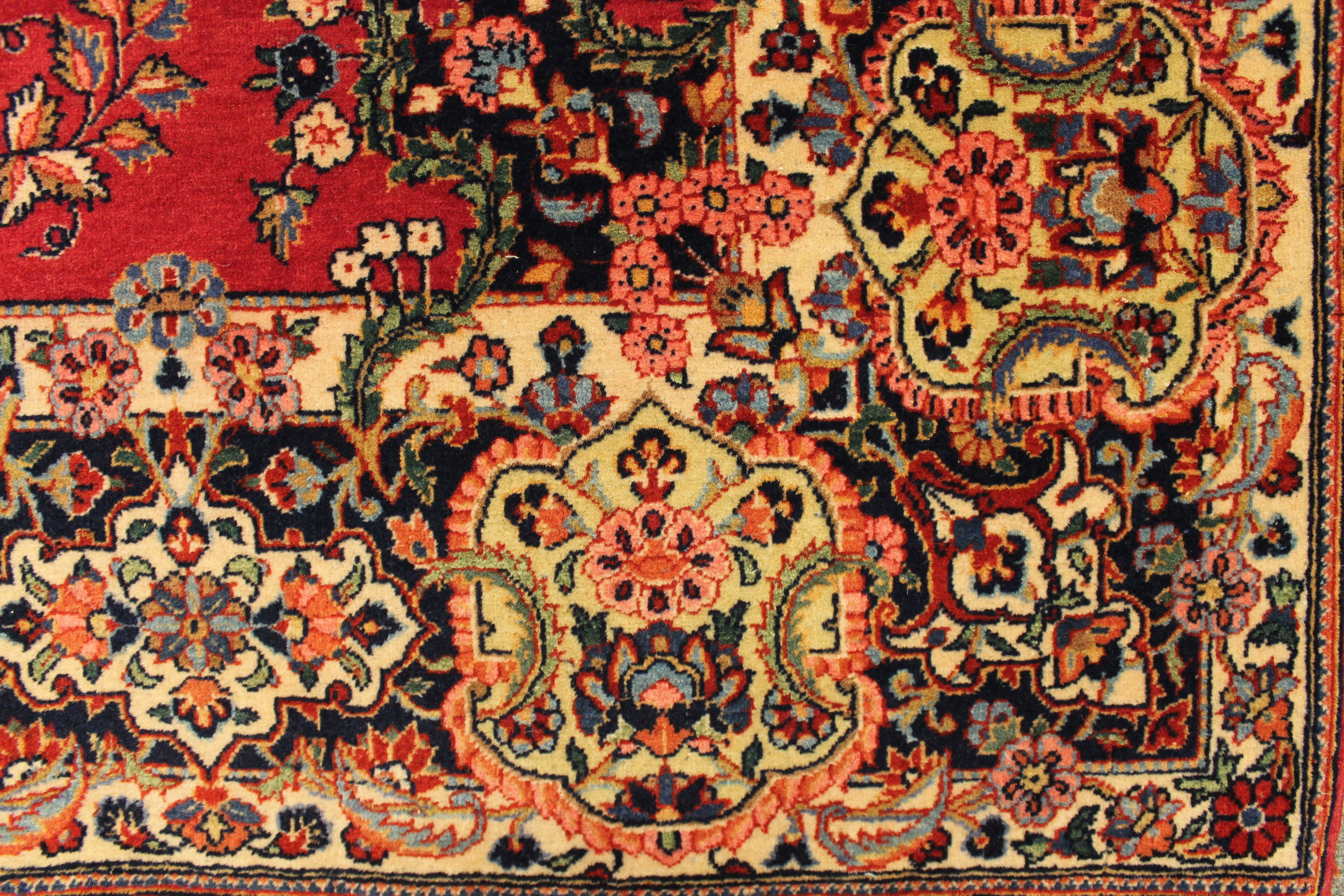 Antique Kashan rug