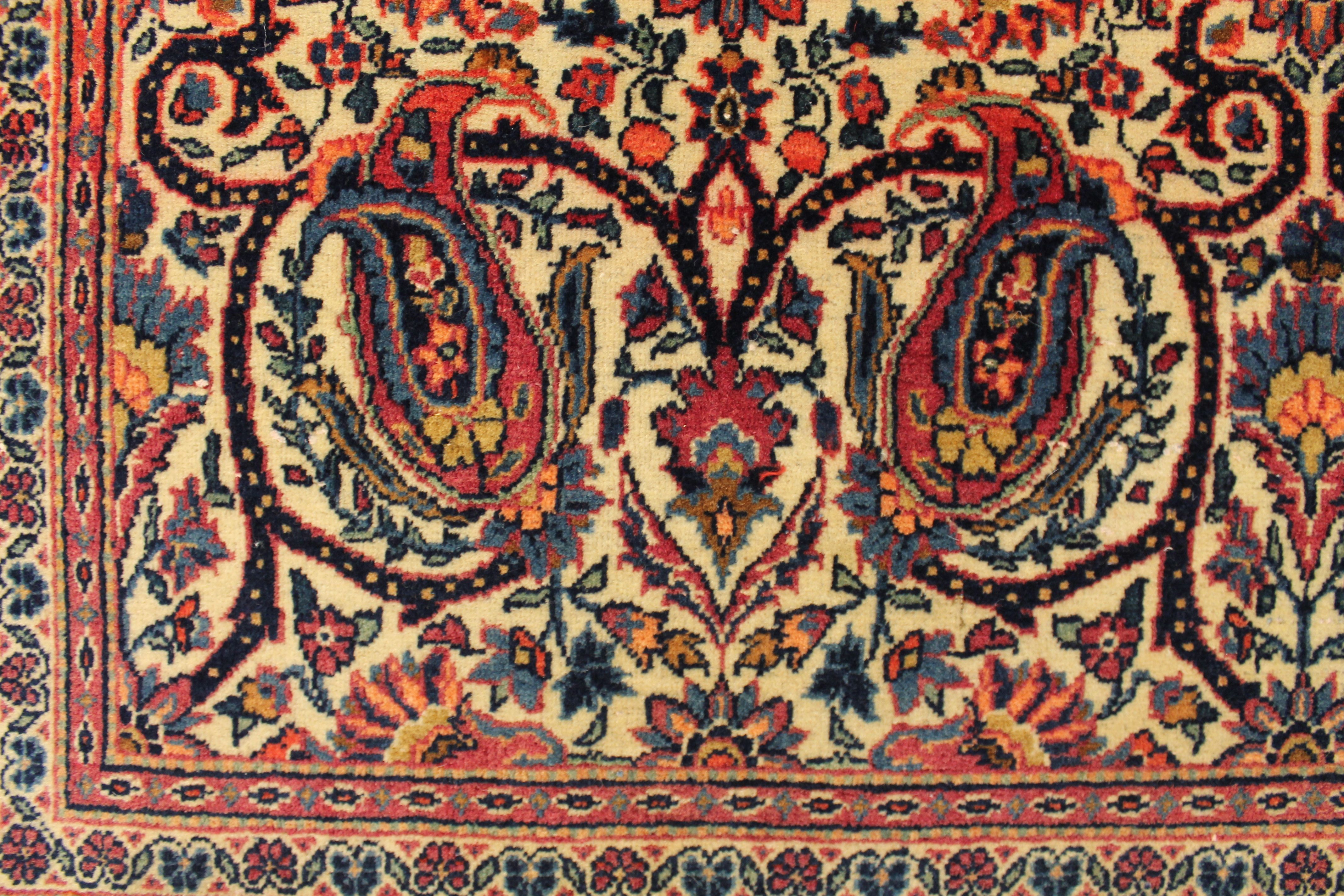 Antique Kashan rug