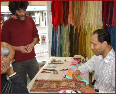 Andrew Morrison at The Oriental Rug Gallery Ltd for Haslemere Toolbox.jpg