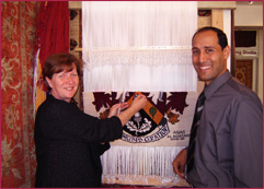 Councillor  Melanie Odell at The Oriental Rug Gallery Ltd.jpg