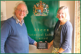 Haslemere Coat of Arms Weaving Plaque produced by Sheen Botanical Labels Ltd.jpg
