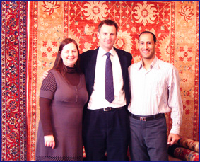 Jeremy Hunt MP for South West Surrey visits The Oriental Rug Gallery Haslemere Surrey.jpg