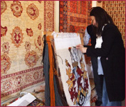 Jeremy Hunt MP & Lucia Hunt at The Oriental Rug Gallery Ltd haslemere surrey.jpg