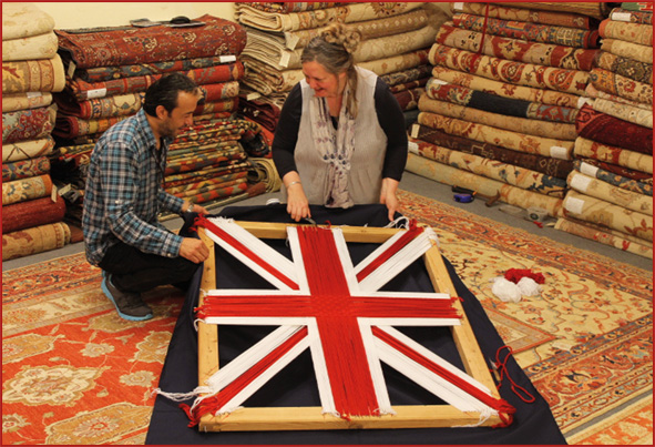 Queen Elizabeth II celebrations at The Oriental Rug Gallery Ltd, Wey Hill Surrey.jpg