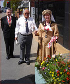 Royal Society of St George, Madam Mayor Melanie Odell at The Oriental Rug Gallery Ltd.jpg