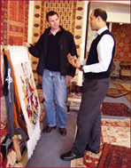 Rt Hon Jeremy Hunt at The Oriental Rug Gallery Ltd, Haslemere Surrey.jpg